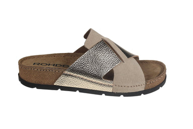 Sandalo slide da donna 'Soave' - oro - ChaplinshoesSandalo slide da donna "Soave" - oroRohde