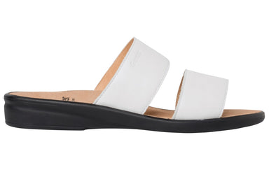 Sandalia tipo chancla de corte pequeño para mujer 'Sonnica' - blanco - Chaplinshoes'Sonnica' Sandalia tipo chancla de talla pequeña para mujer - blancoGanter