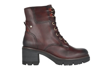 'Soria' Botas de mujer con cordones y cremallera - Marrón oscuro - ChaplinshoesBotas de mujer con cordones y cremallera 'Soria' - Marrón oscuro Pikolinos