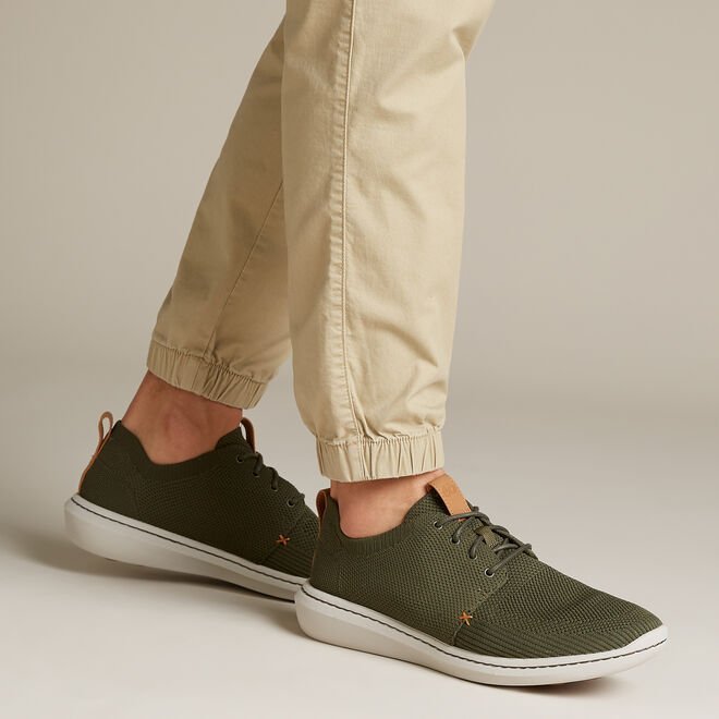 Herensneaker 'Step Urban Mix' - Groen - ChaplinshoesHerensneaker 'Step Urban Mix' - GreenClarks
