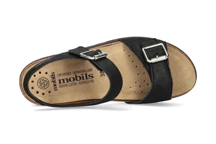 'Tarina' women's ergonomic wide fit (H) sandal - black - Chaplinshoes'Tarina' women's ergonomic wide fit (H) sandal - blackMephisto