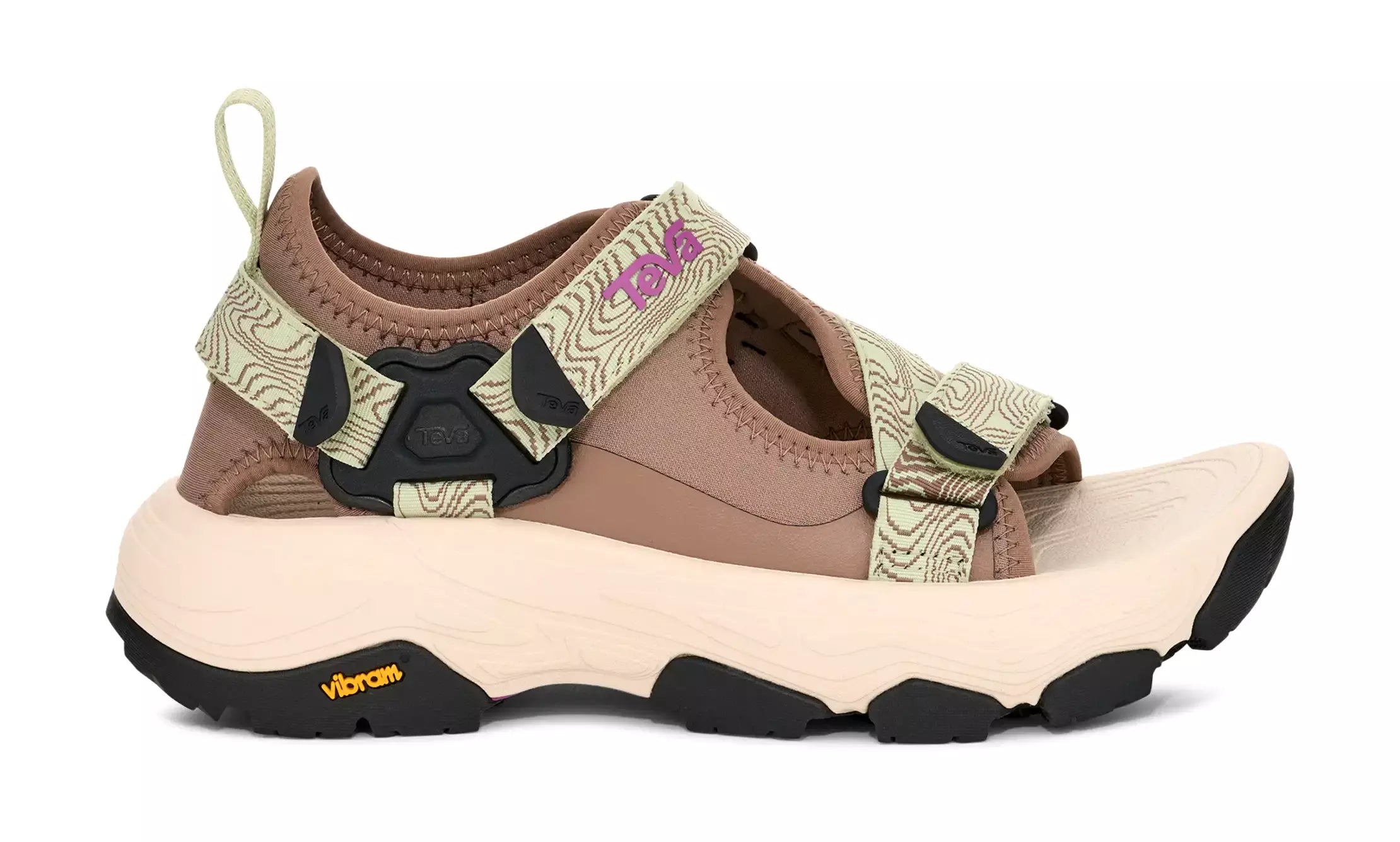 Damessandaal 'W Grandview Max' - veelkleurig