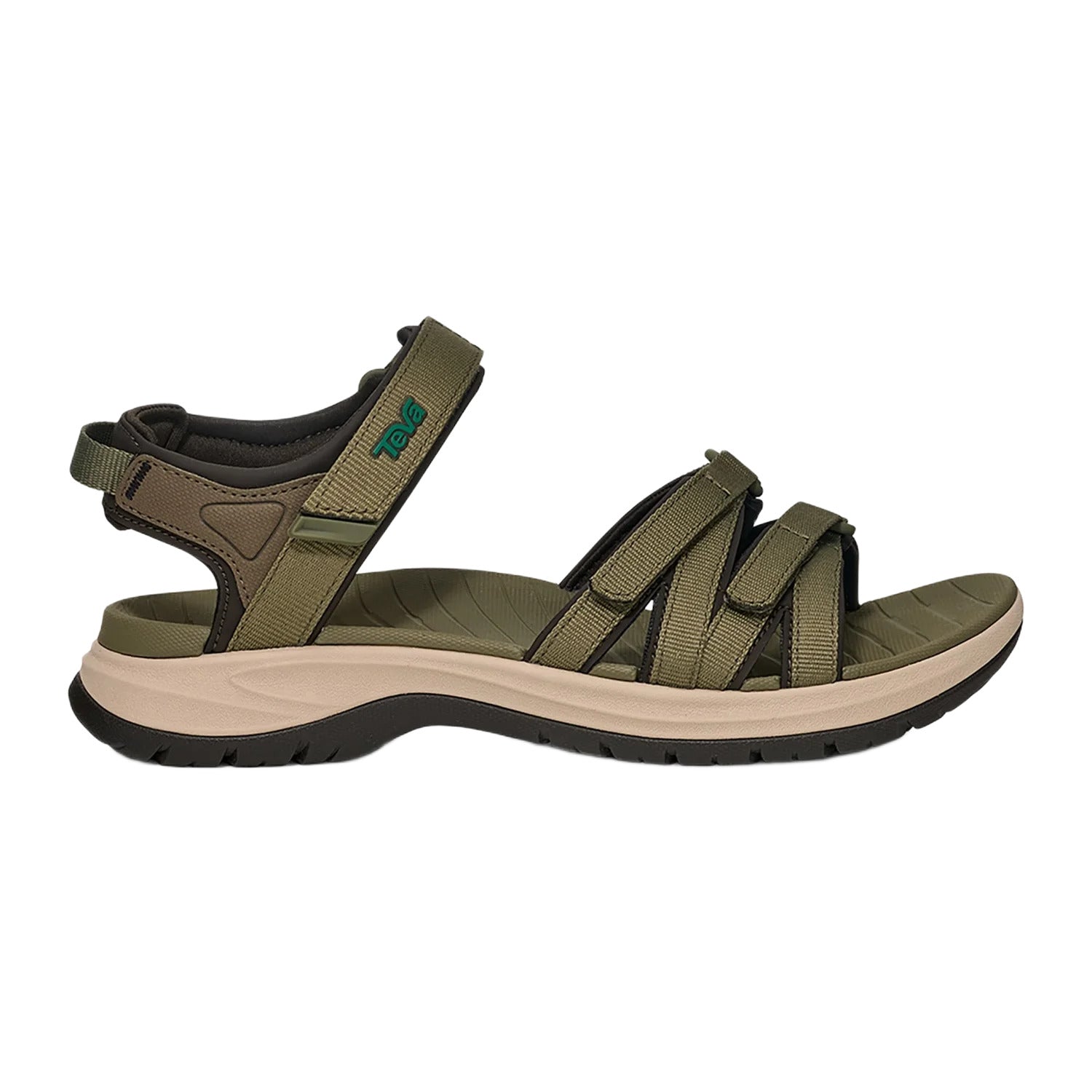 'Tirra Sport' damesandal - grøn