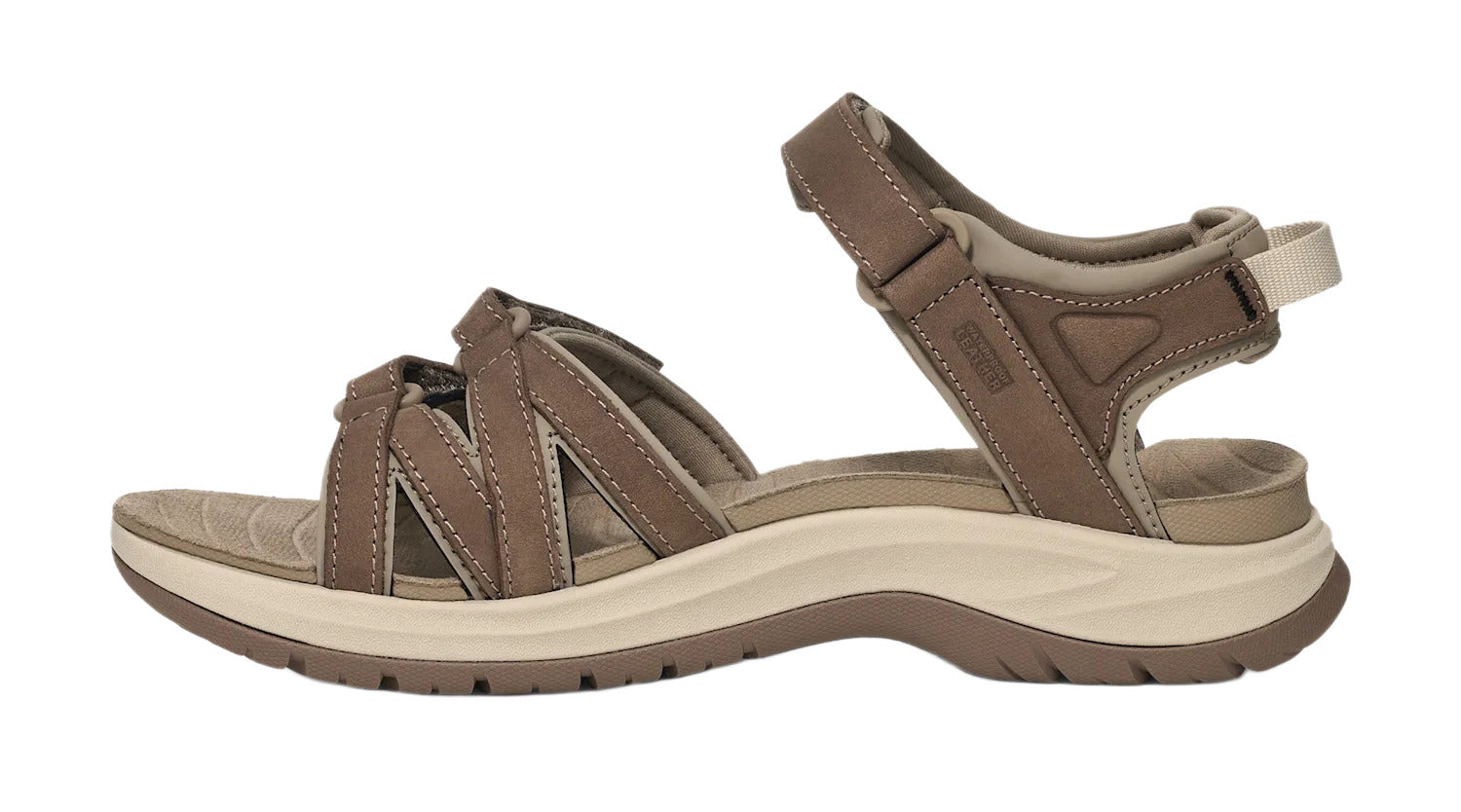 Dámské sandály 'Tirra Sport Leather' - hnědé