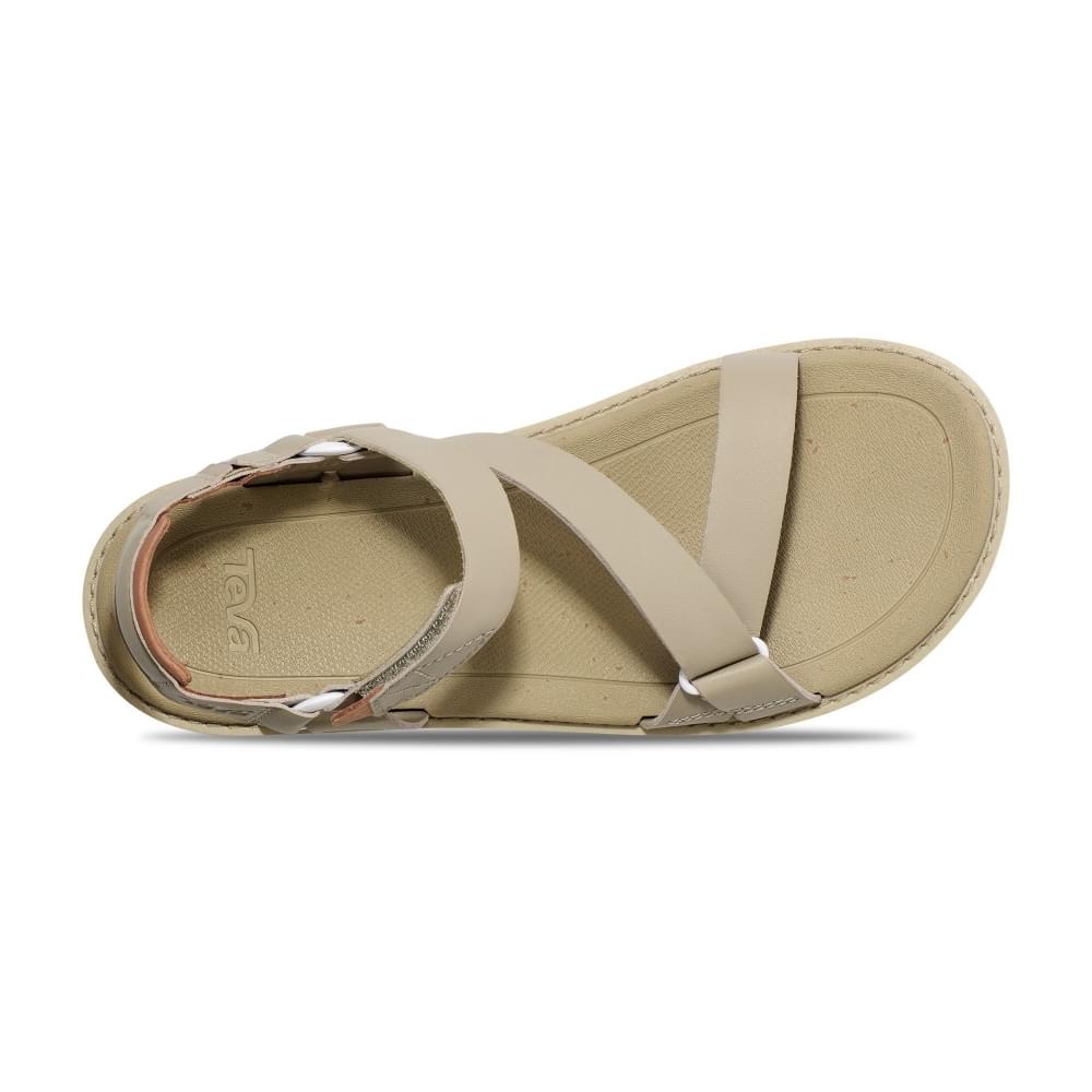 Damensandale 'Madera Wedge' - grün