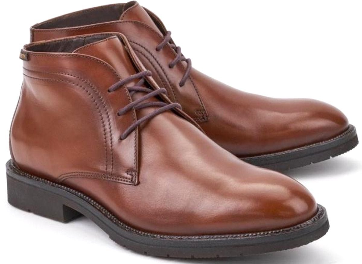 Bota con cordones hecha a mano Goodyear para hombre 'TIBERIO CRUST' - Marrón - Chaplinshoes'TIBERIO CRUST' Bota con cordones hecha a mano Goodyear para hombre - MarrónMephisto