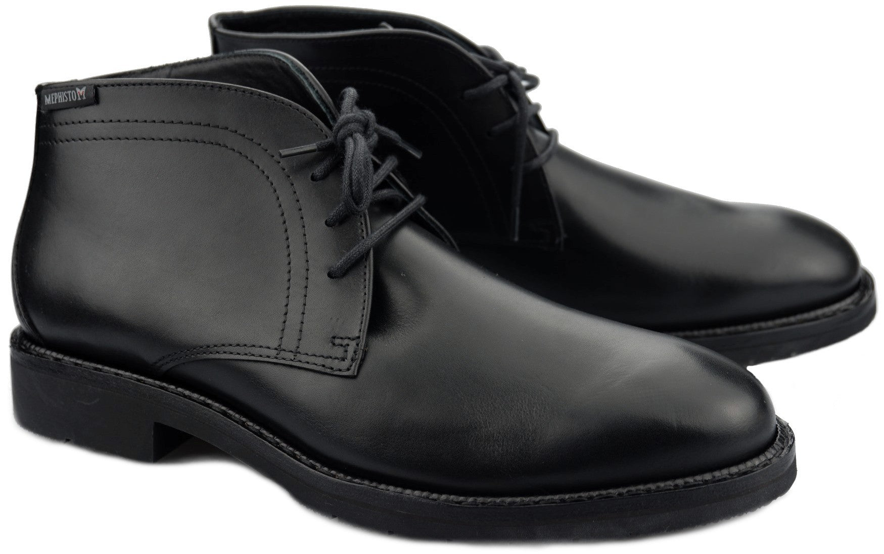 'TIBERIO SUPREME' bota con cordones hecha a mano goodyear para hombre - Negro - ChaplinshoesBota con cordones hecha a mano Goodyear 'TIBERIO SUPREME' para hombre - NegroMephisto