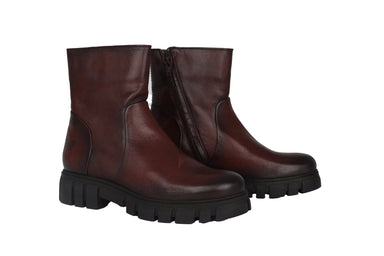 Dames enkellaarsje 'Tibre Java' - bruin - ChaplinshoesDames enkellaars 'Tibre Java' - bruinFelmini