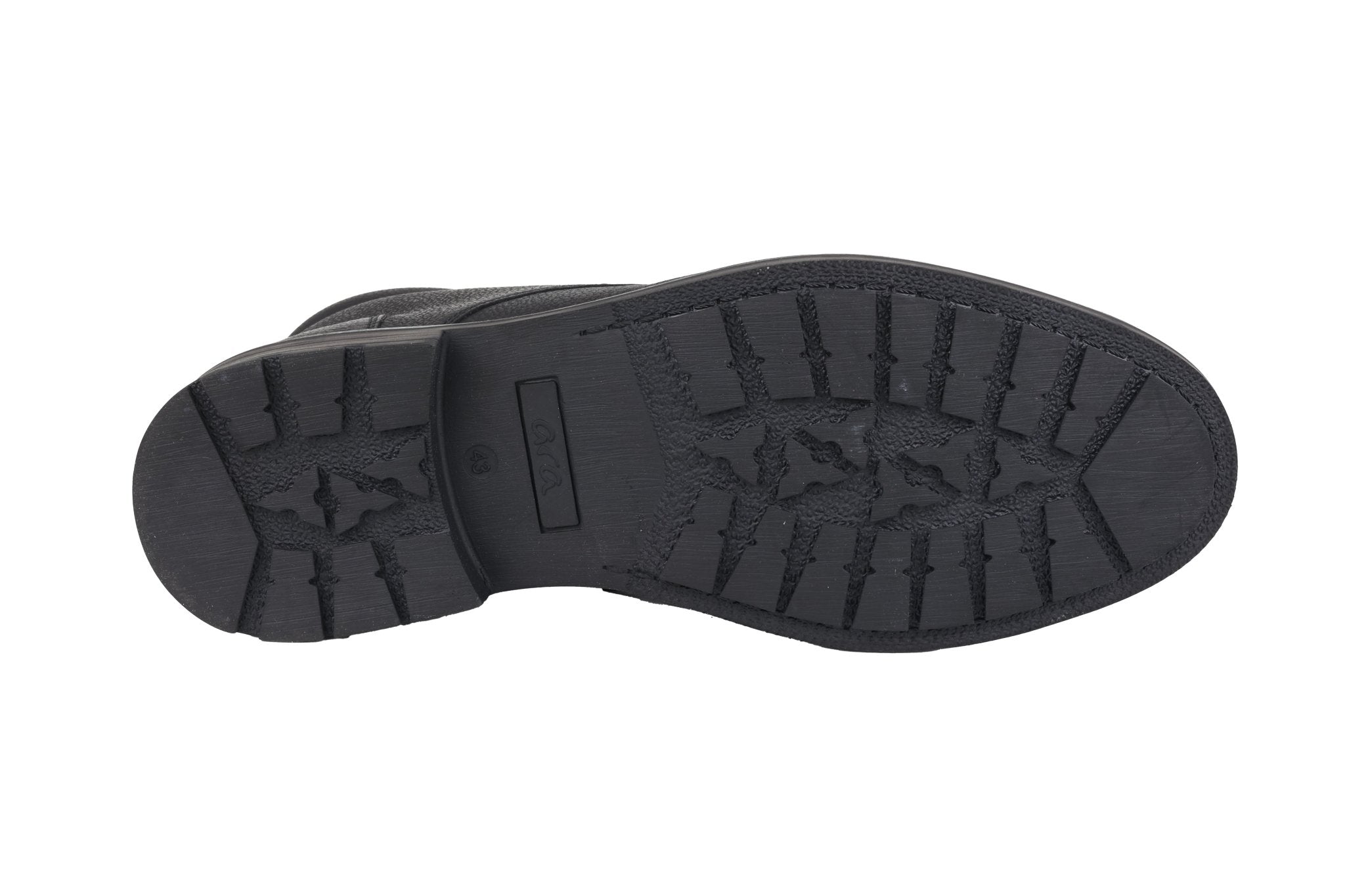 'Toledo' Bota con forro cálido y encaje ancho (H) para hombre - Cremallera - Negro - Chaplinshoes'Toledo' Bota con cremallera y encaje para hombre con forro cálido (H) - BlackAra