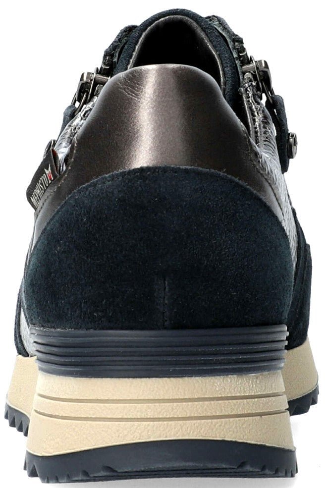 Zapatilla de mujer 'Toscana' con cordones y cremallera - Azul - ChaplinshoesZapatilla de mujer 'Toscana' con encaje y cremallera - AzulMephisto