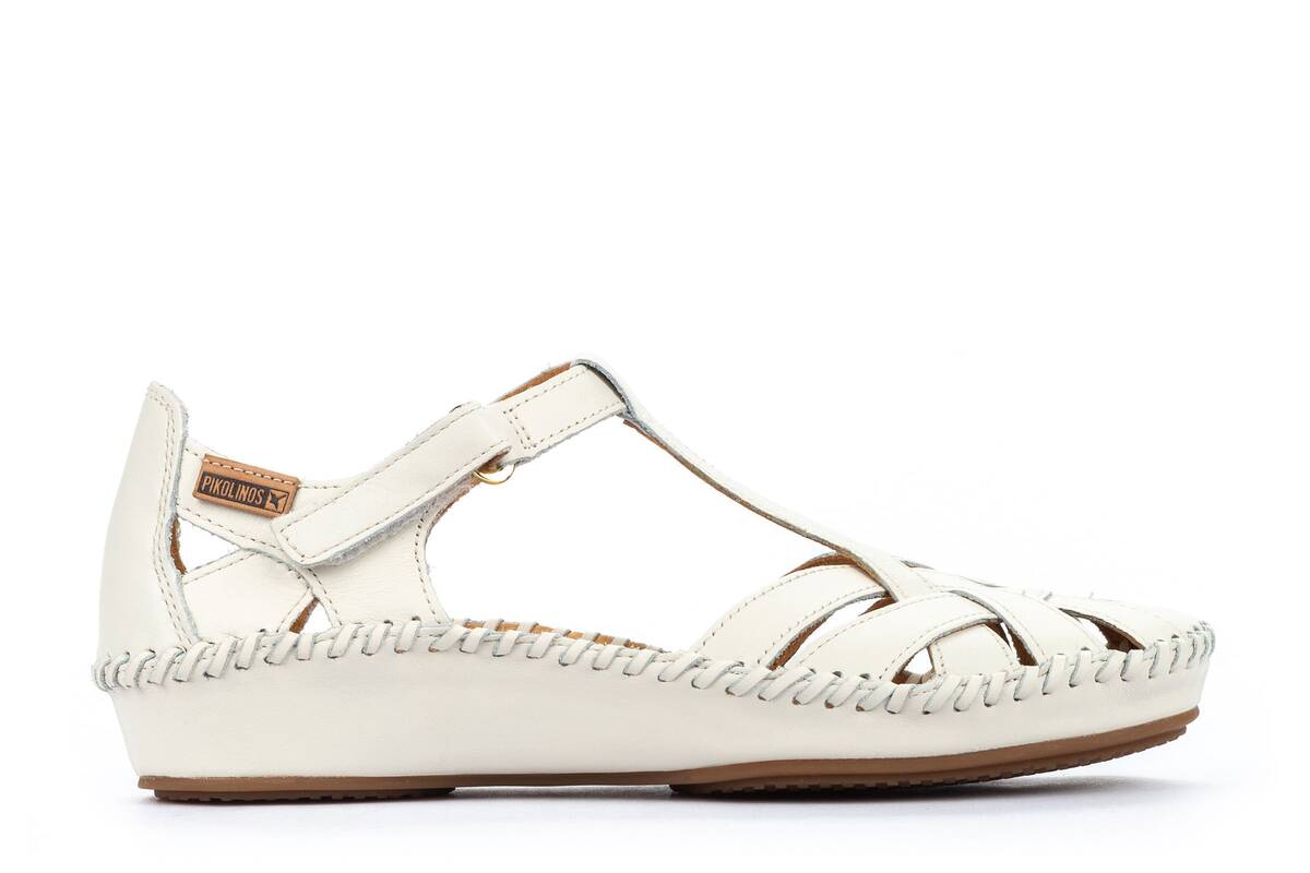 Sandalia mujer 'Vallarta' - Blanco roto - ChaplinshoesSandalia mujer 'Vallarta' - Blanco roto Pikolinos