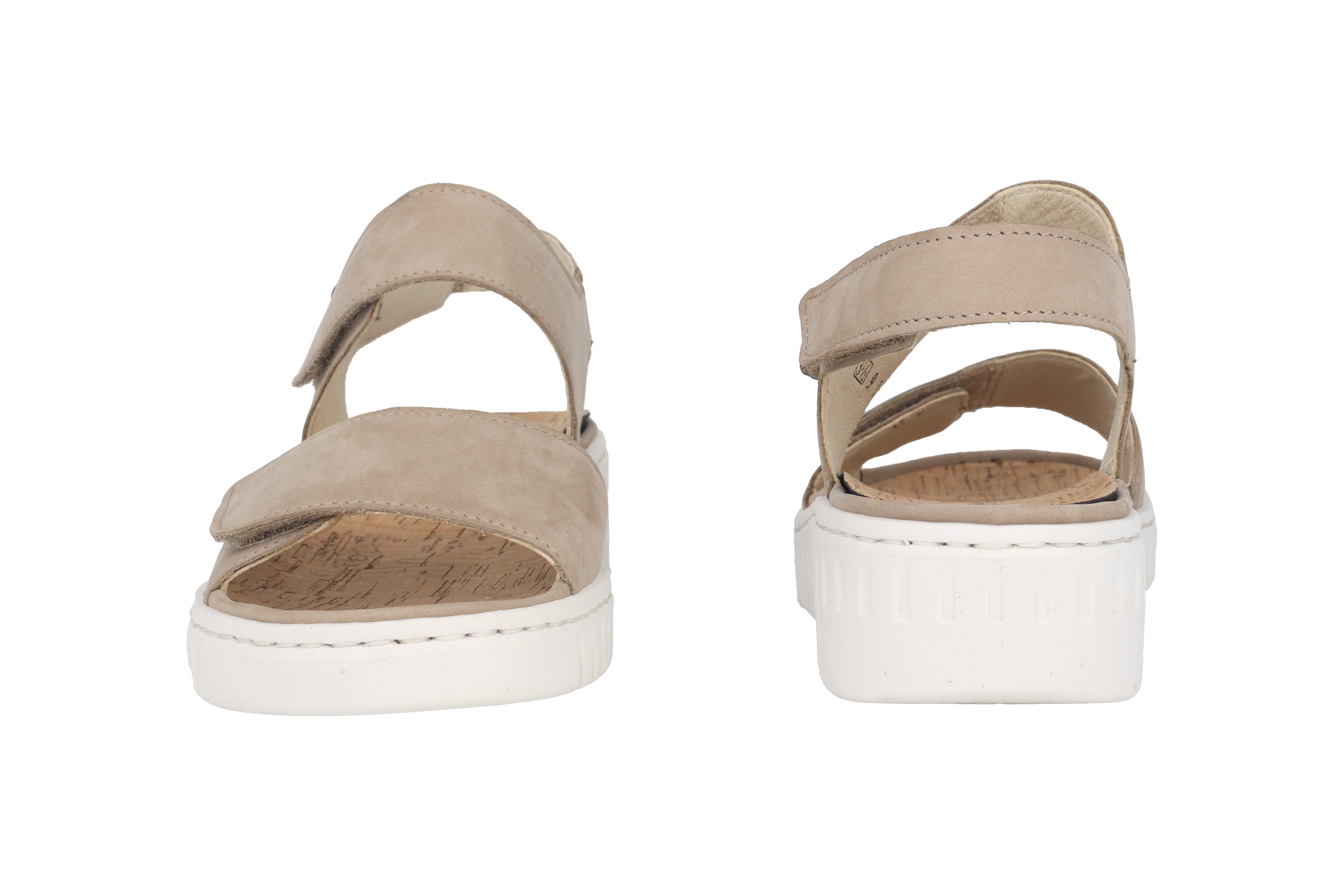 Sandale femme coupe large (H) 'H-Willow' - beige