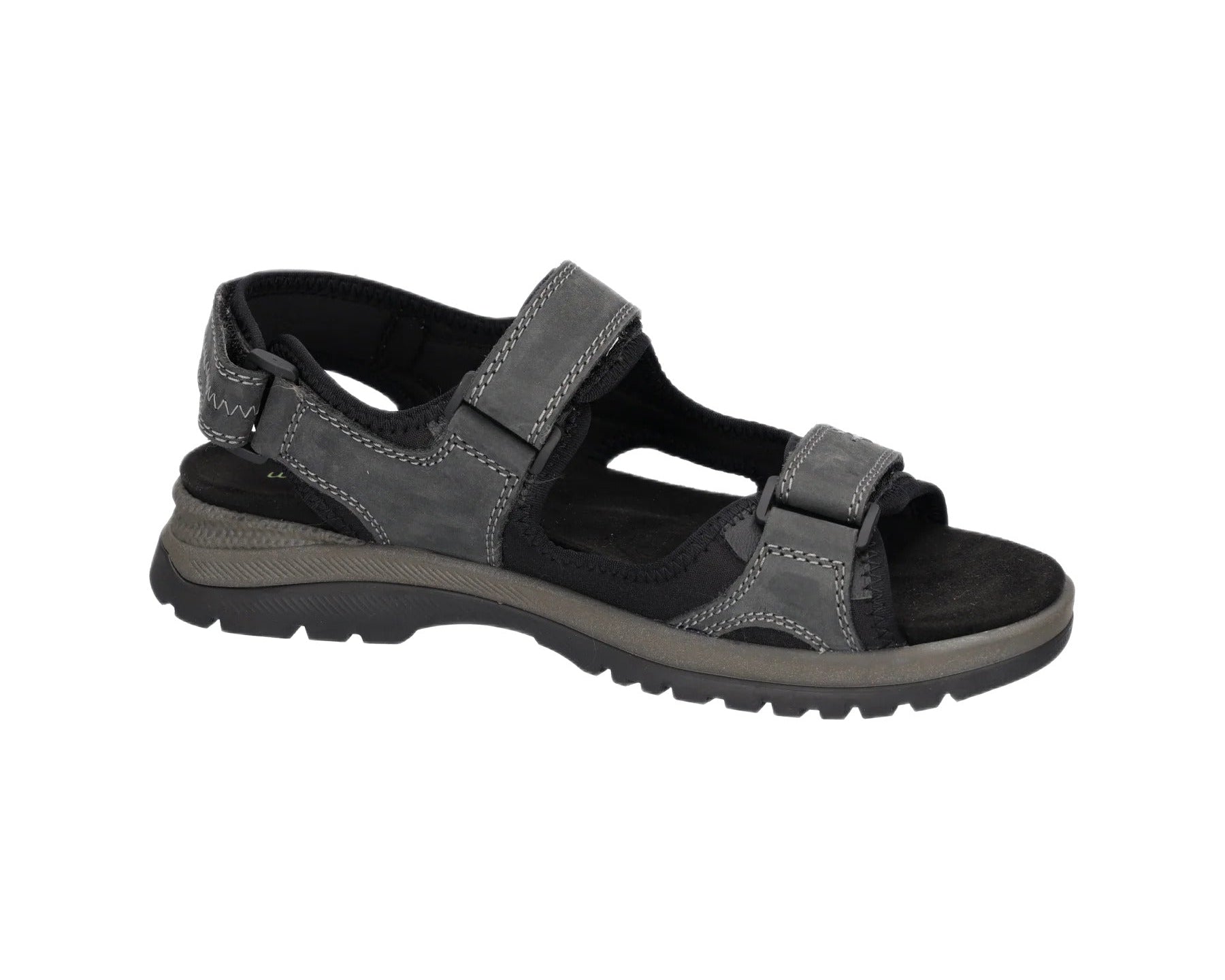 'H-Taro' sandal med bred passform (H) för män - grå