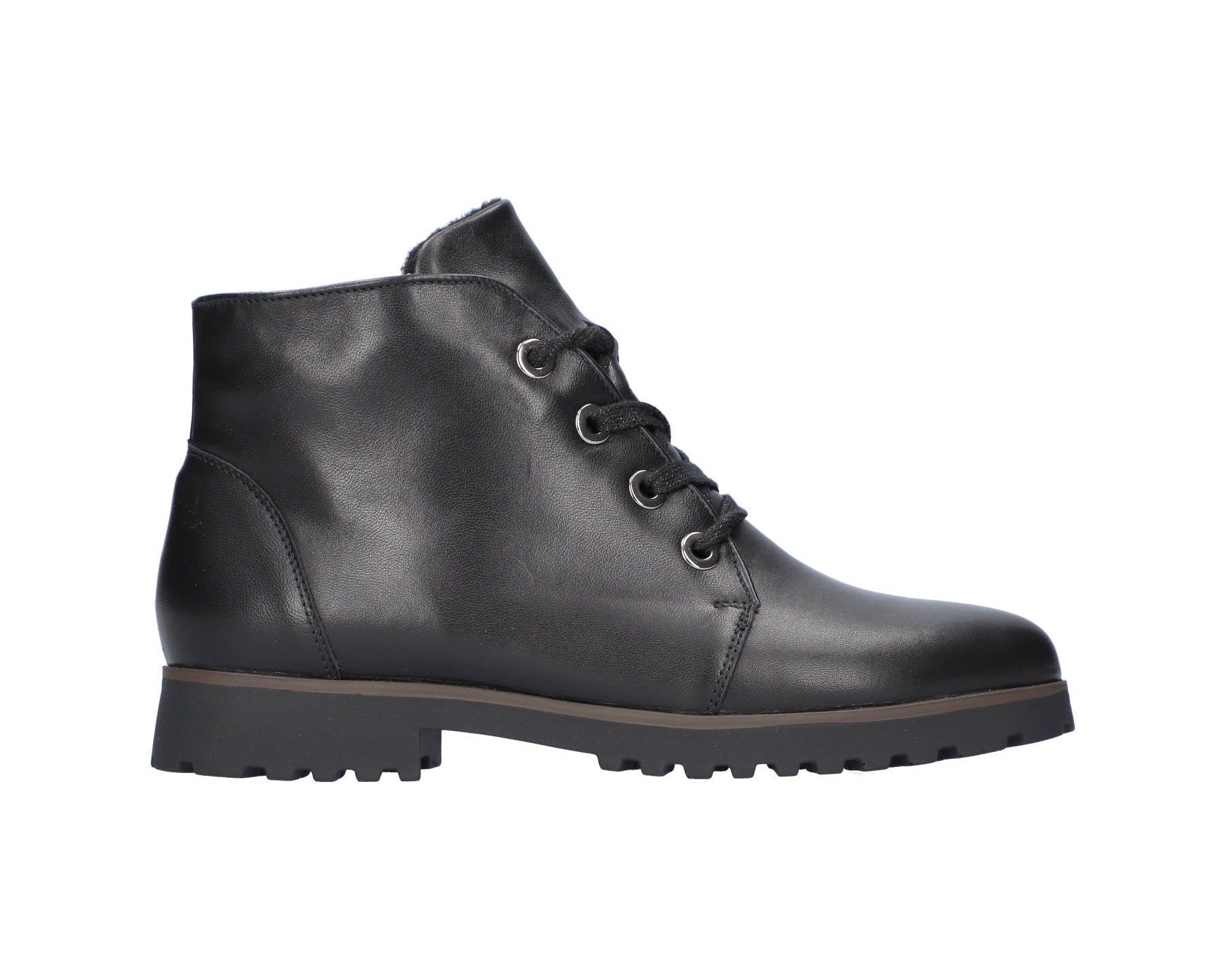 Bota feminina de corte largo (H) com zíper e renda 'H-Teresa' - verde