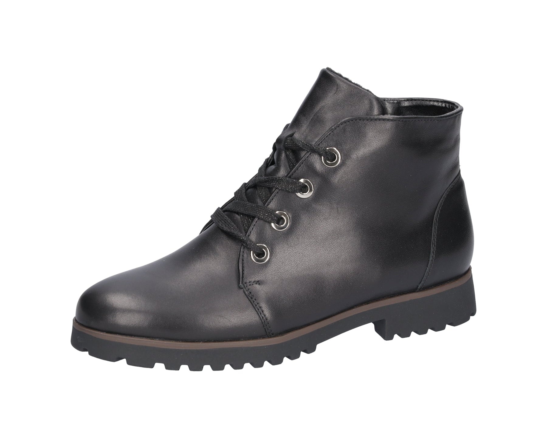 Bota feminina de corte largo (H) com zíper e renda 'H-Teresa' - verde