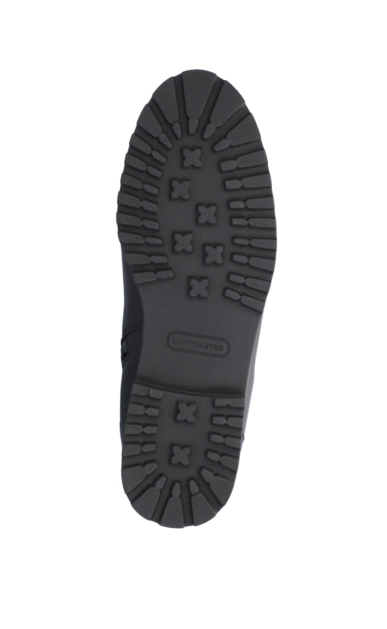 Bota feminina de corte largo (H) com zíper e renda 'H-Teresa' - verde
