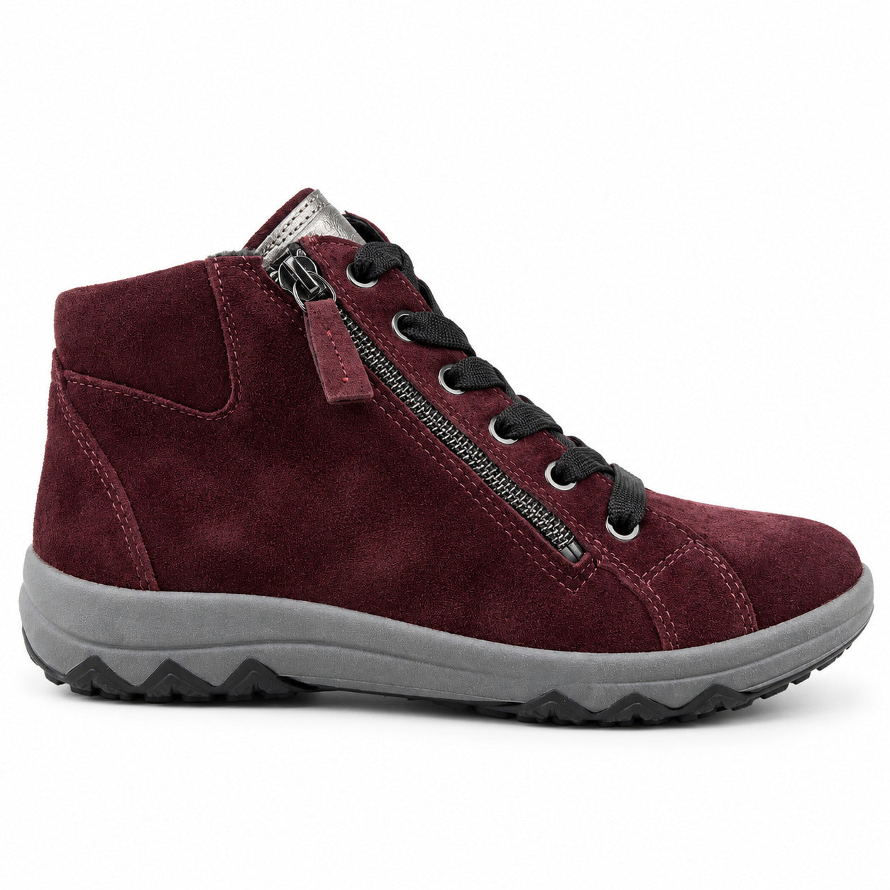Damen-Schnürstiefel „H-Teresa“ mit weiter Passform (H) – Lila