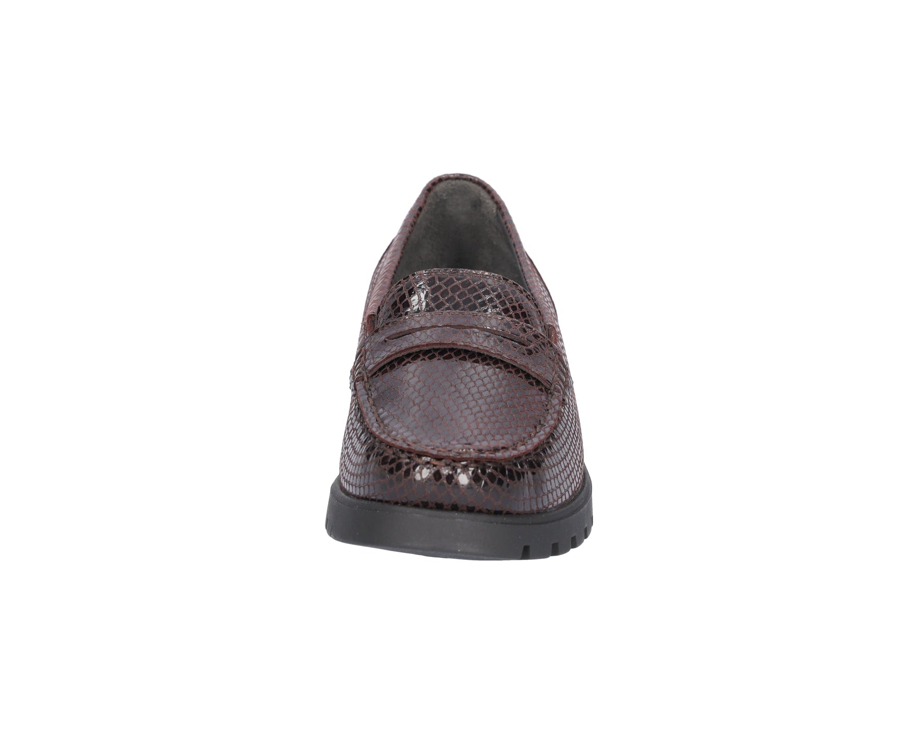 'Hegli' dame loafer i bred pasform (H) - brun