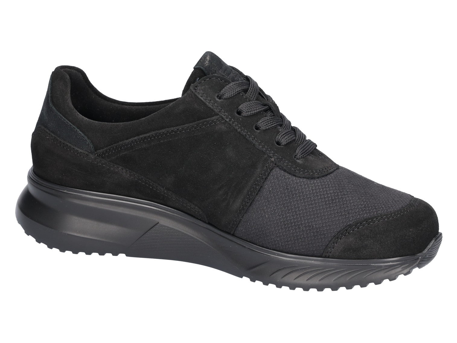 Sznurowane buty damskie 'Kalea' na bardzo szeroką stopę (K) - szare