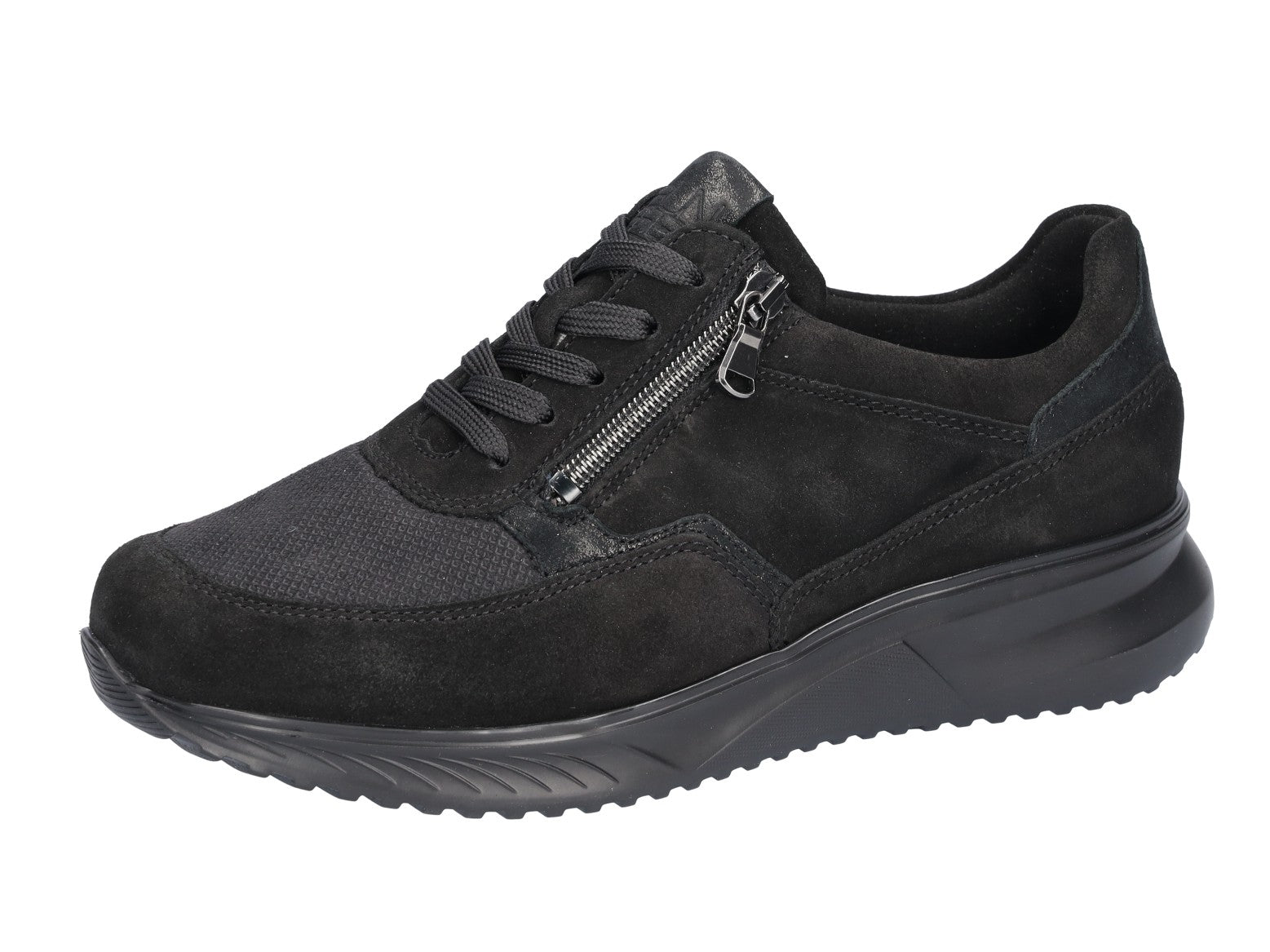 Sznurowane buty damskie 'Kalea' na bardzo szeroką stopę (K) - szare
