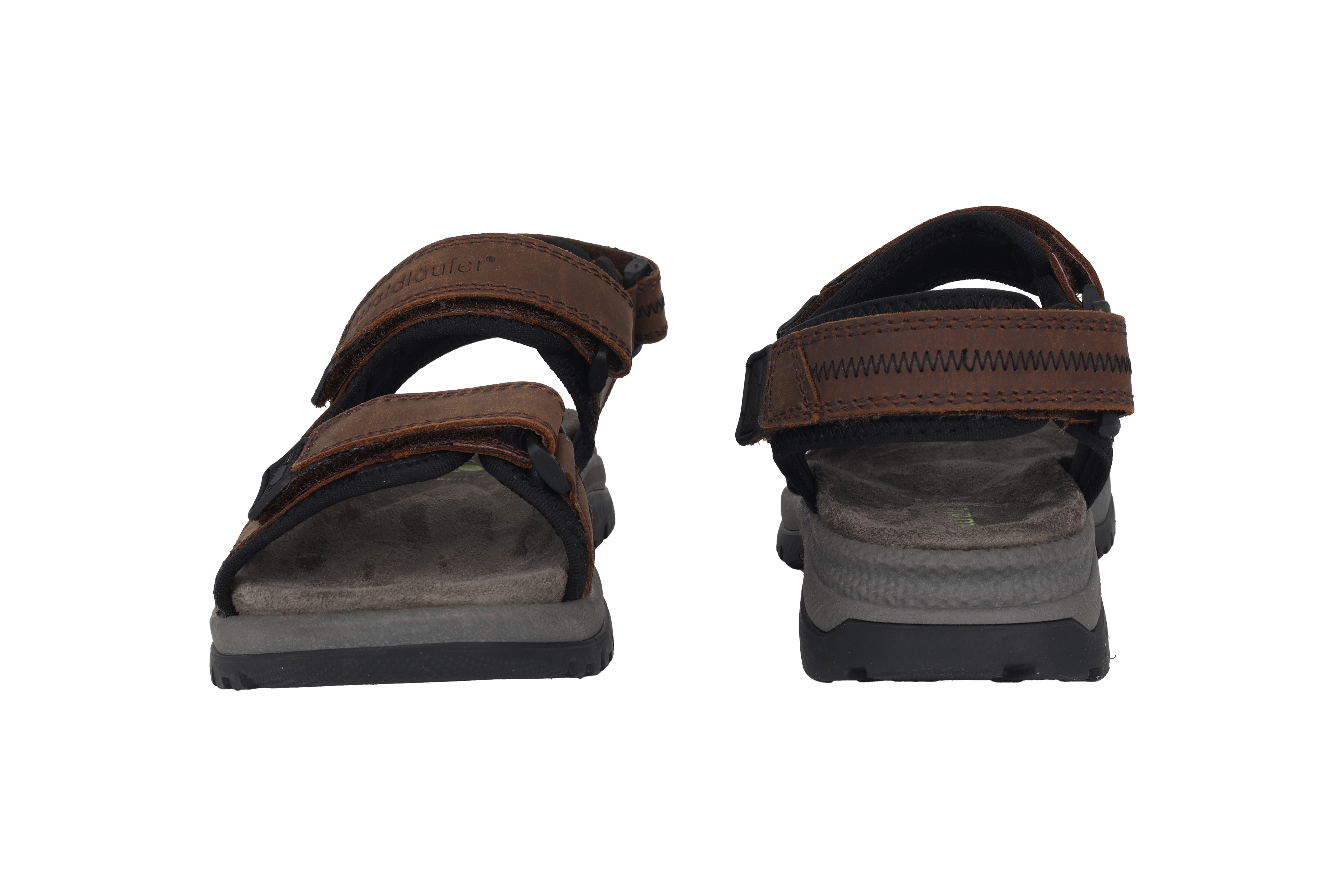 Sandale coupe large (H) pour hommes 'H-Taro' - marron