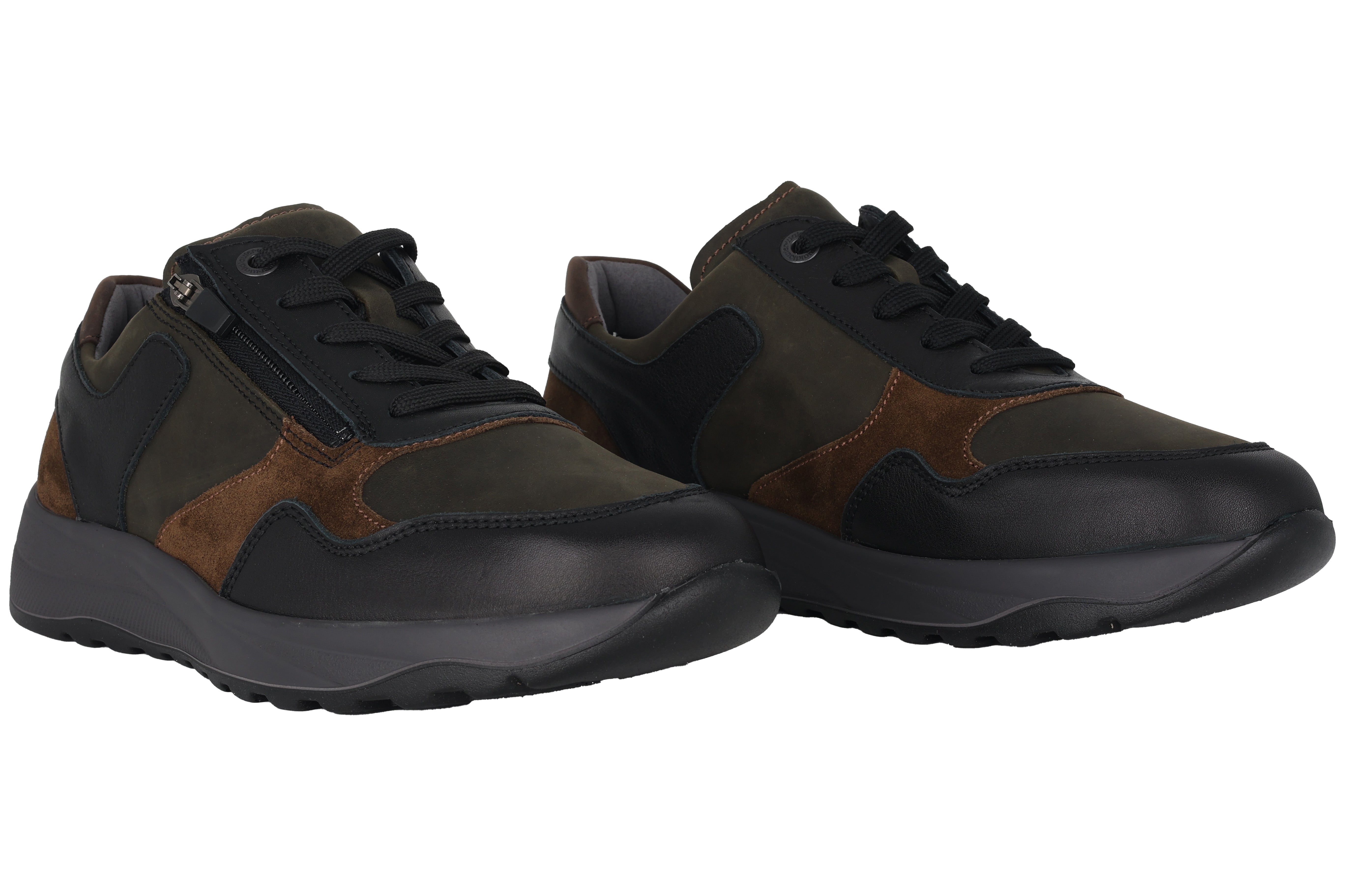 Herren-Schnürsneaker 'K-John' mit sehr weiter Passform (K) – Braun