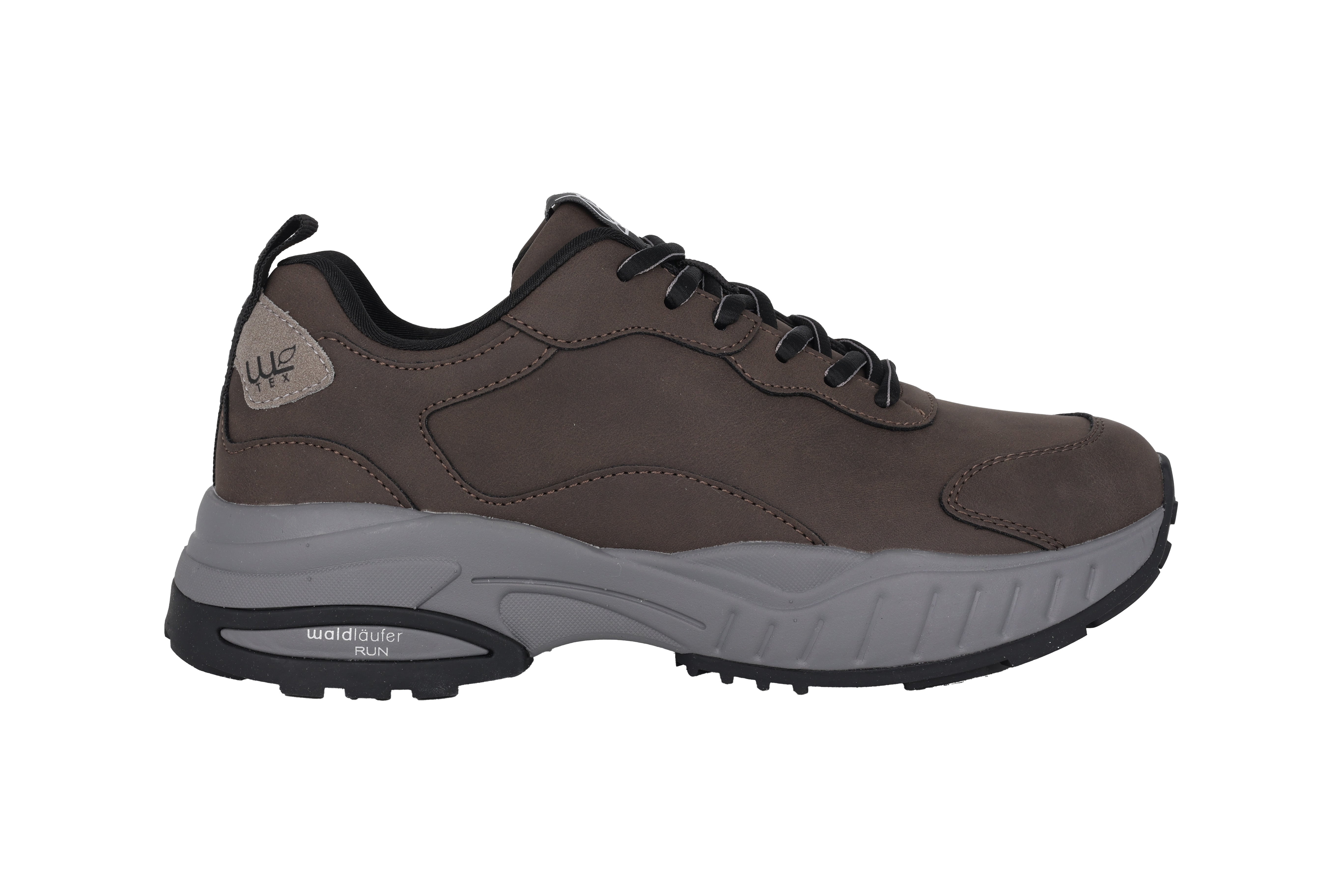 'H Pero' hardloop-wandelsneaker met brede pasvorm (H) voor heren - Grijs