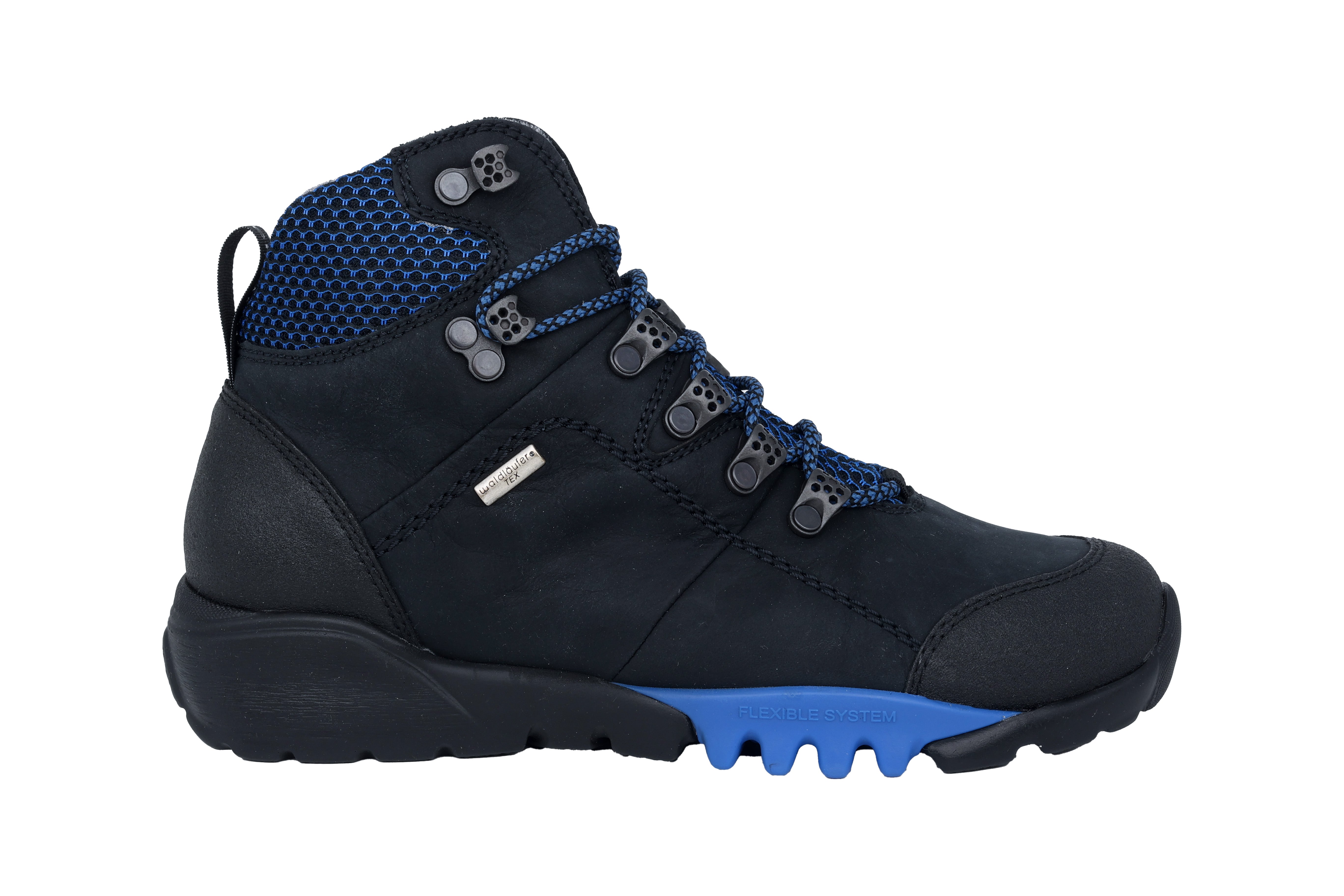 'H-Amiata' waterdichte dameslaars met brede pasvorm (H) - Zwart