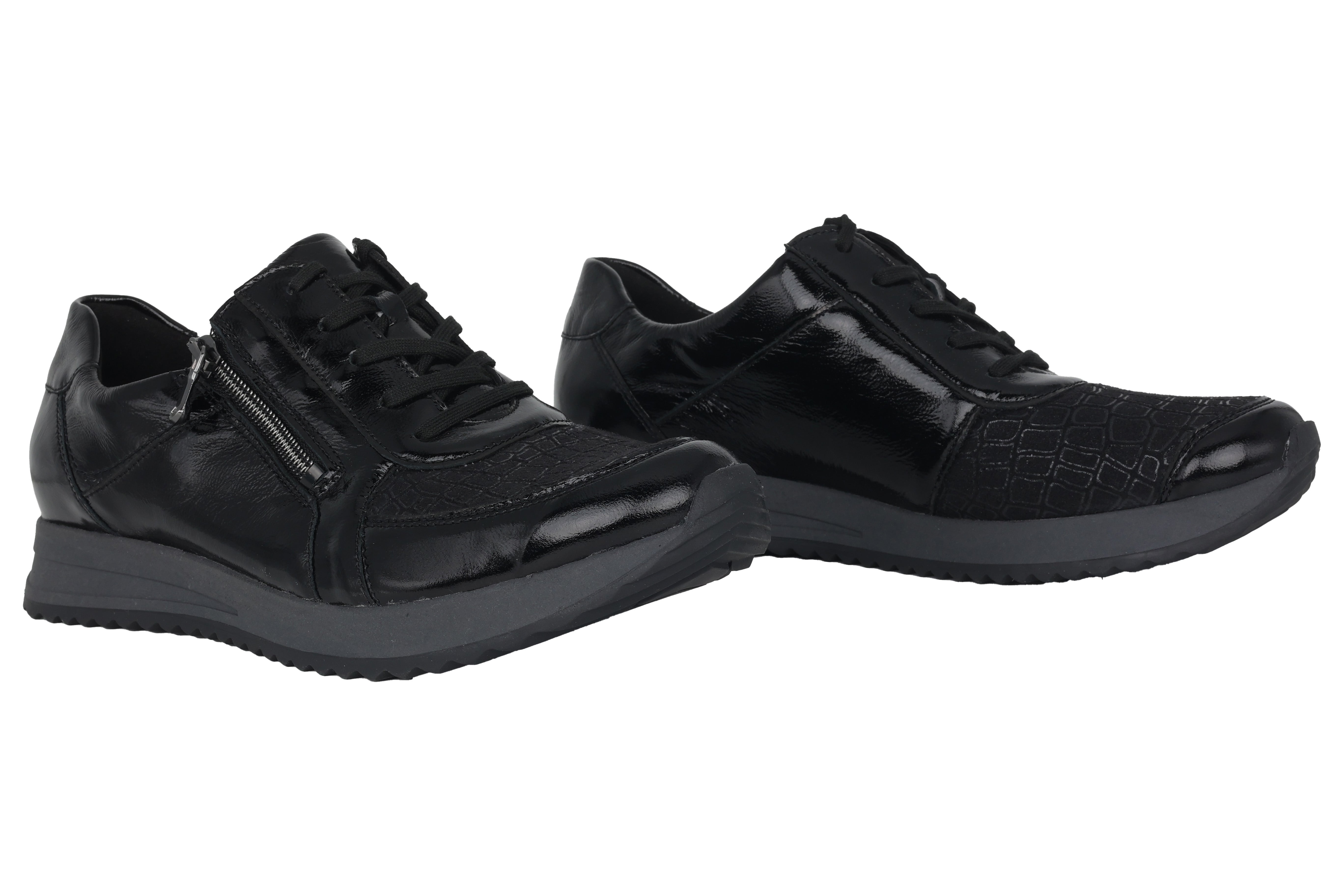 'H-Vicky' women's wide fit (H) sneaker - black