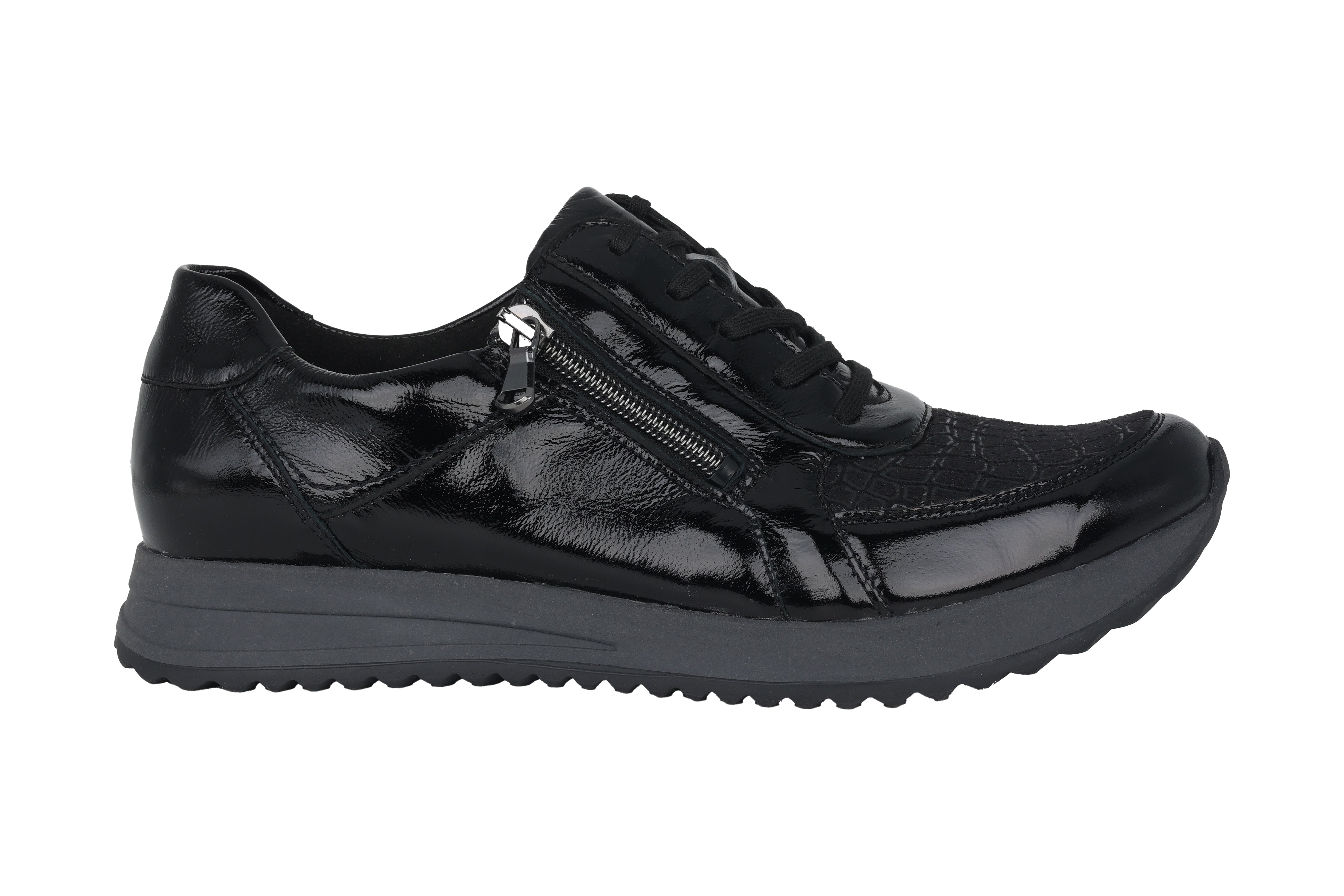 'H-Vicky' women's wide fit (H) sneaker - black