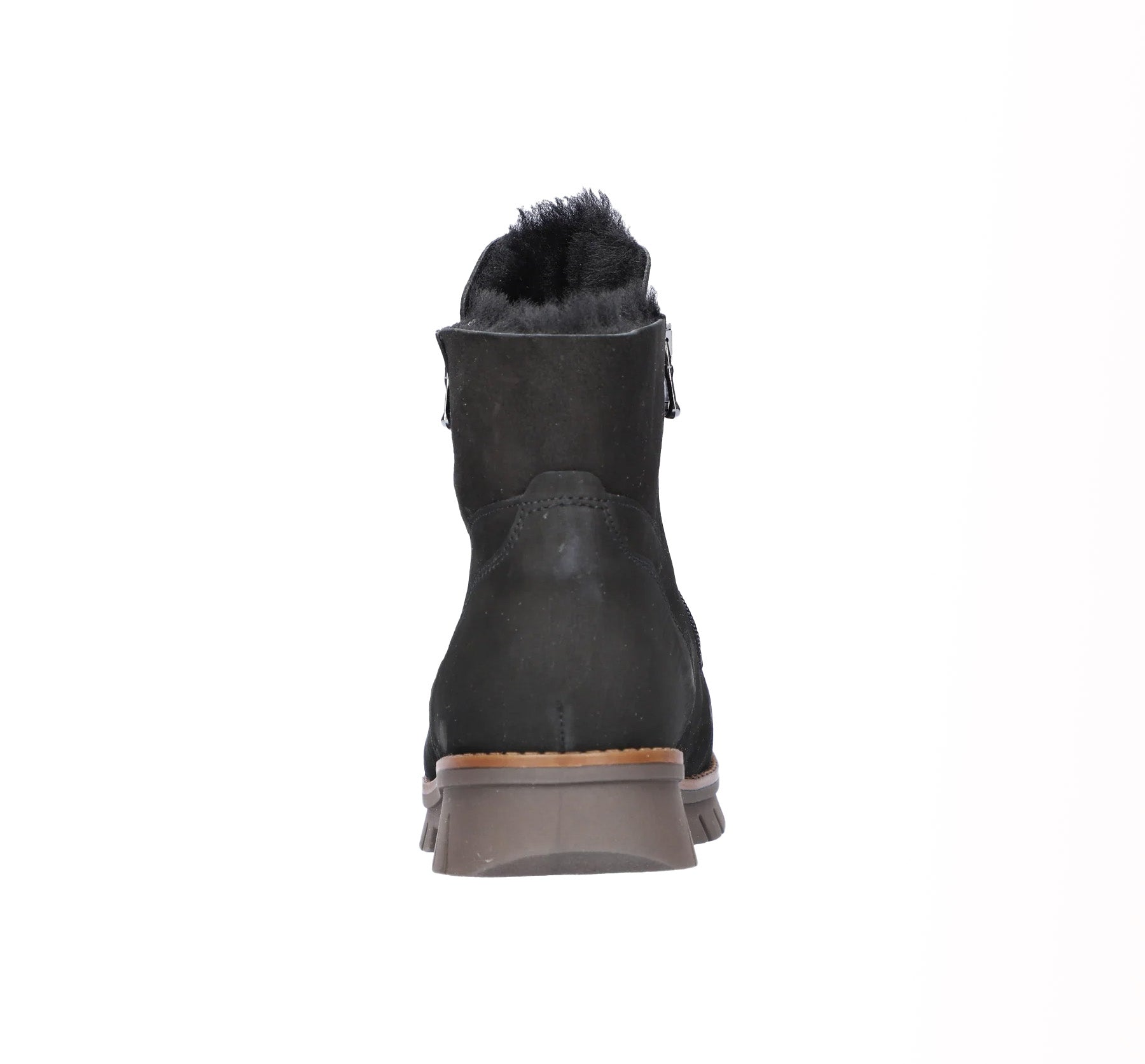 Damen-Stiefelette „H-Teresa“ mit weiter Passform (H), Schnürsenkel und Reißverschluss – Grün