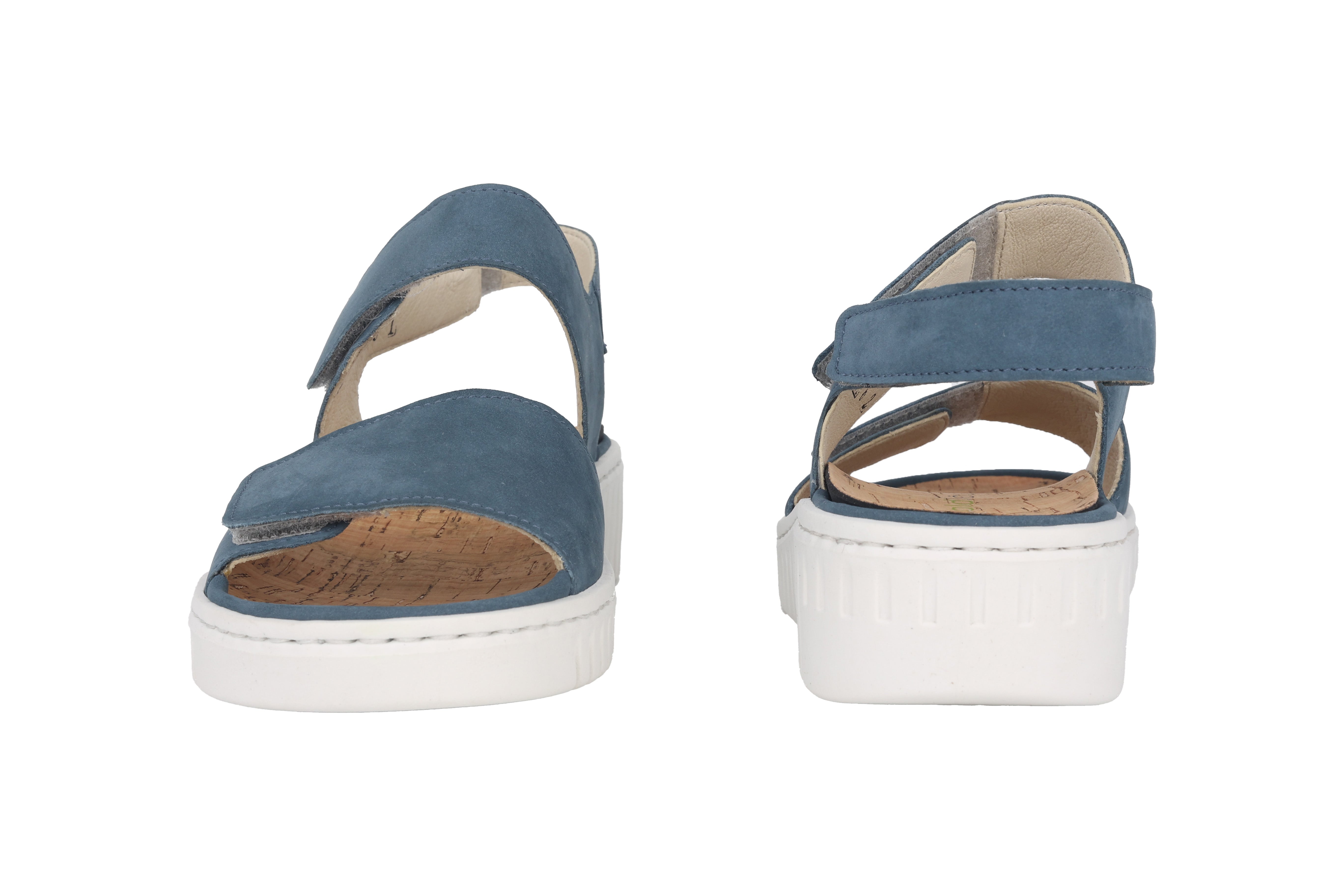 Sandale femme coupe large (H) 'H-Willow' - bleue