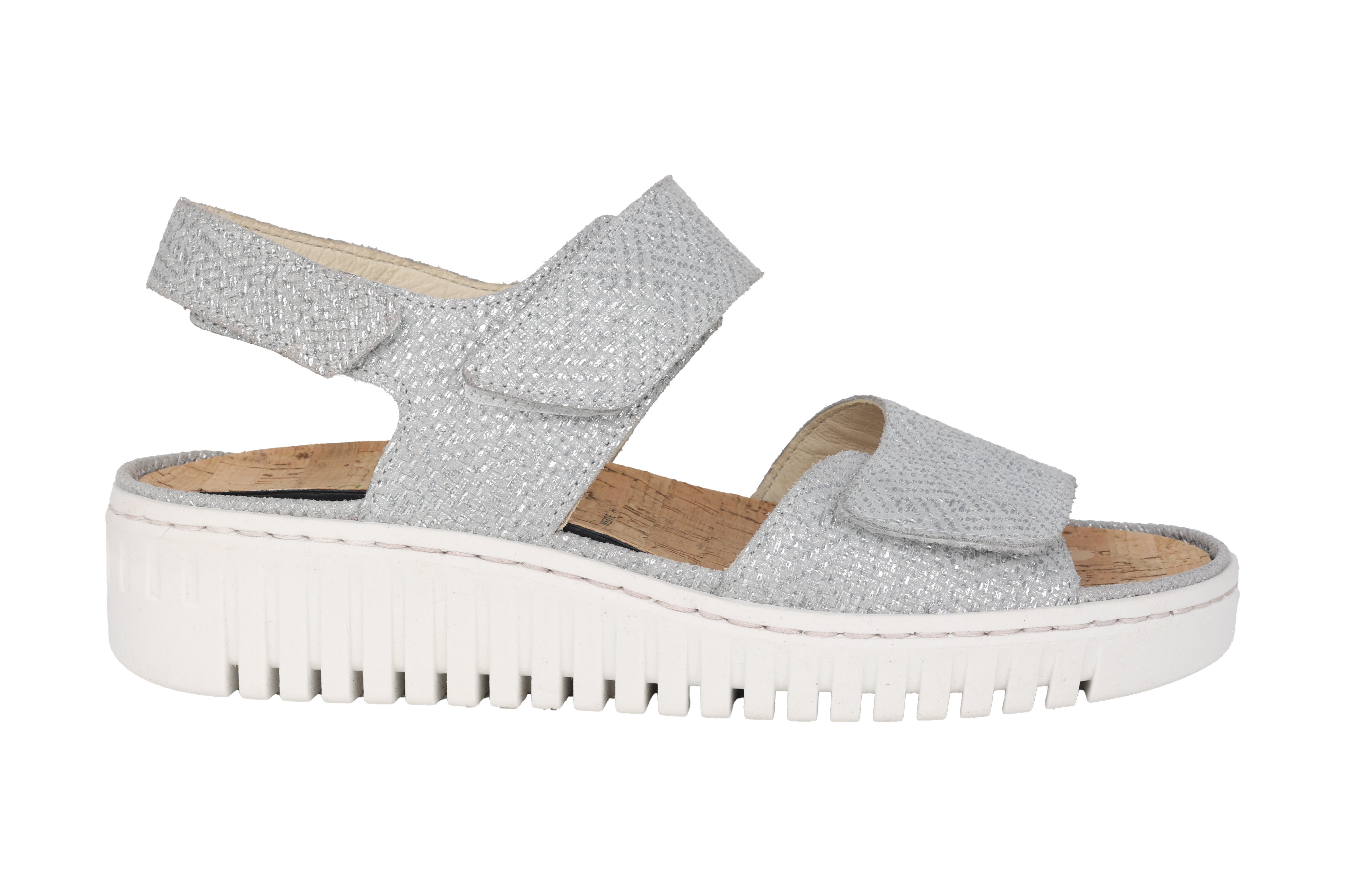 'H-Willow' women's wide fit (H) sandal - grey