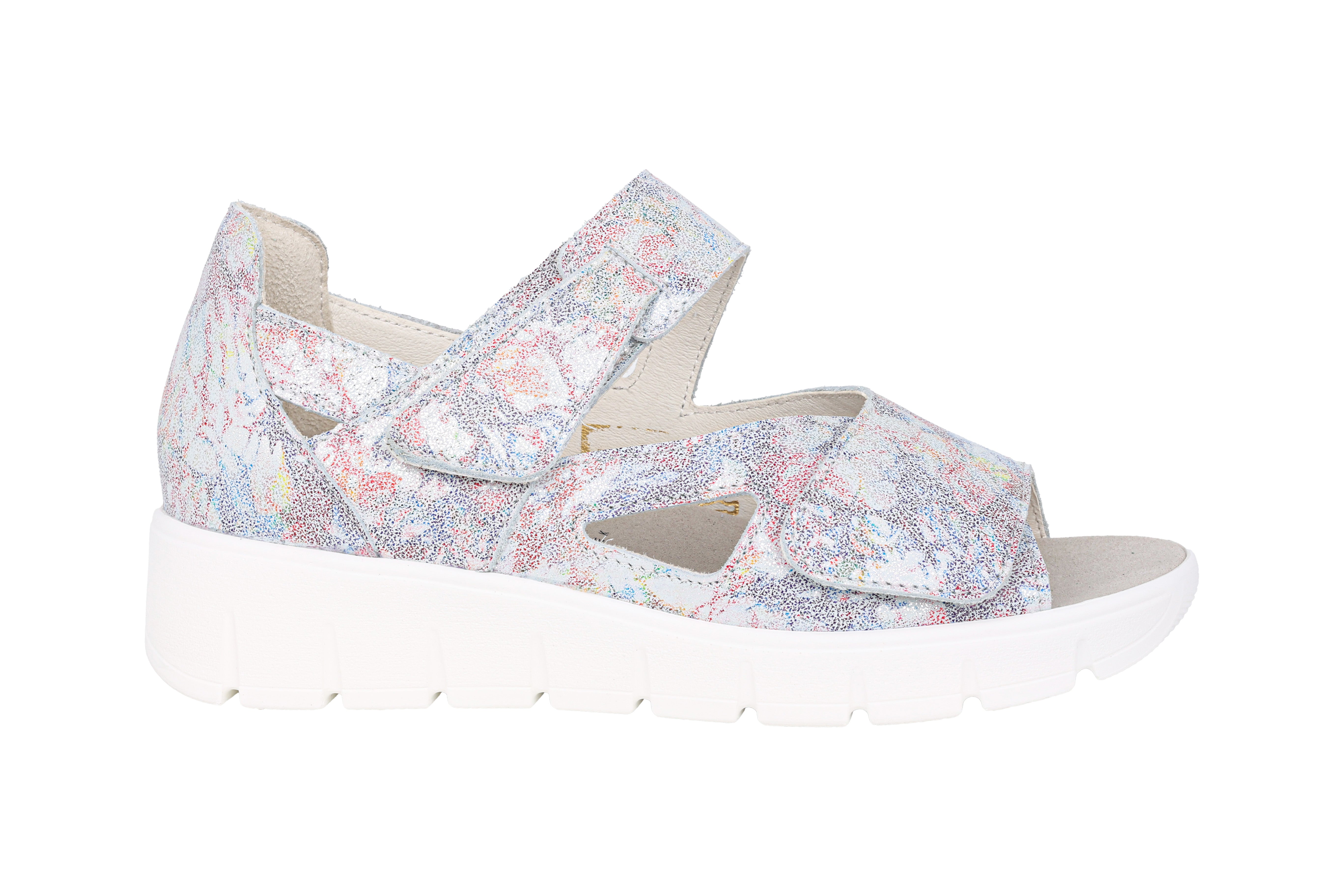 'K-Adea' women's very wide fit (K) sandal - multicolour