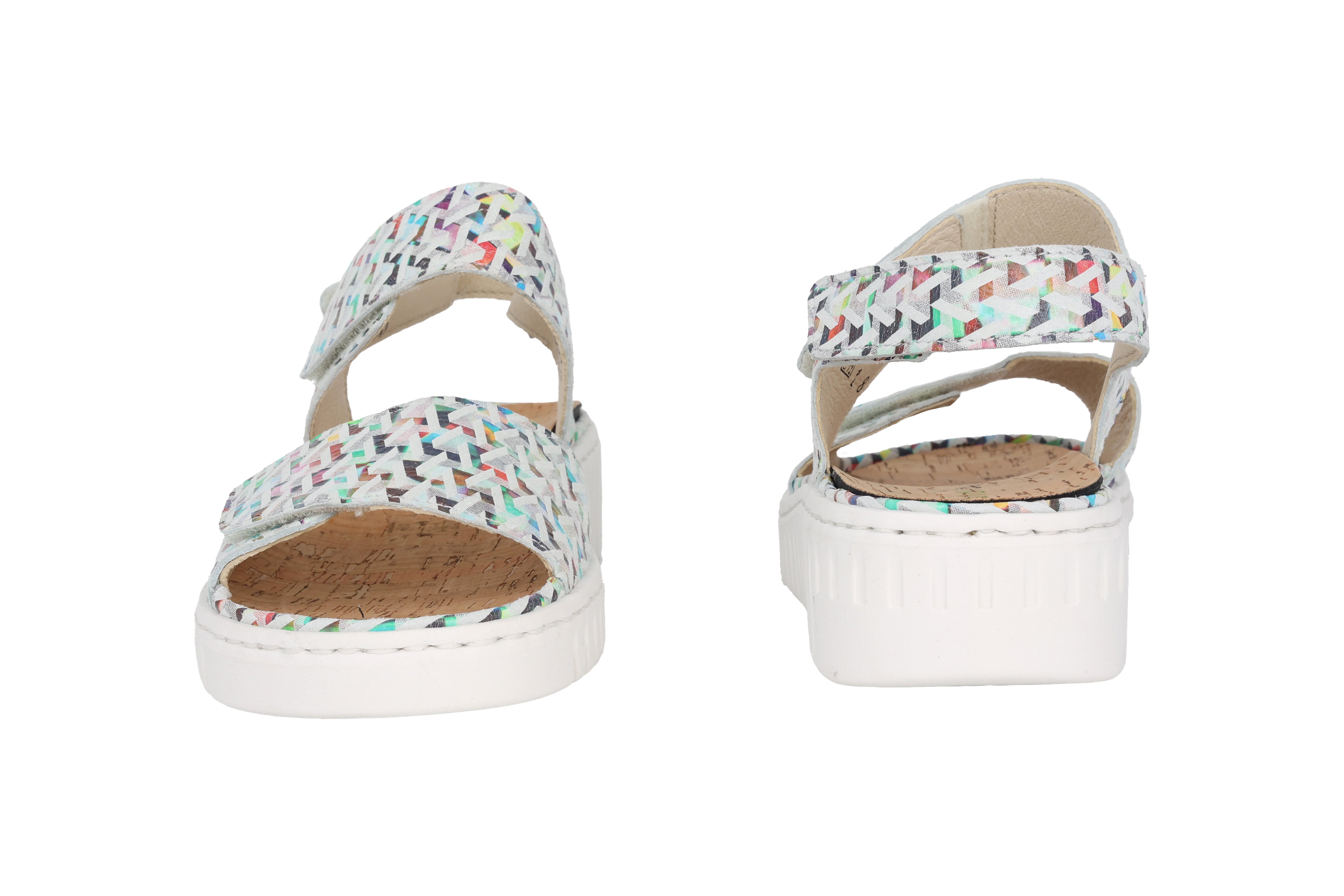 'H-Willow' women's wide fit (H) sandal - multicolour