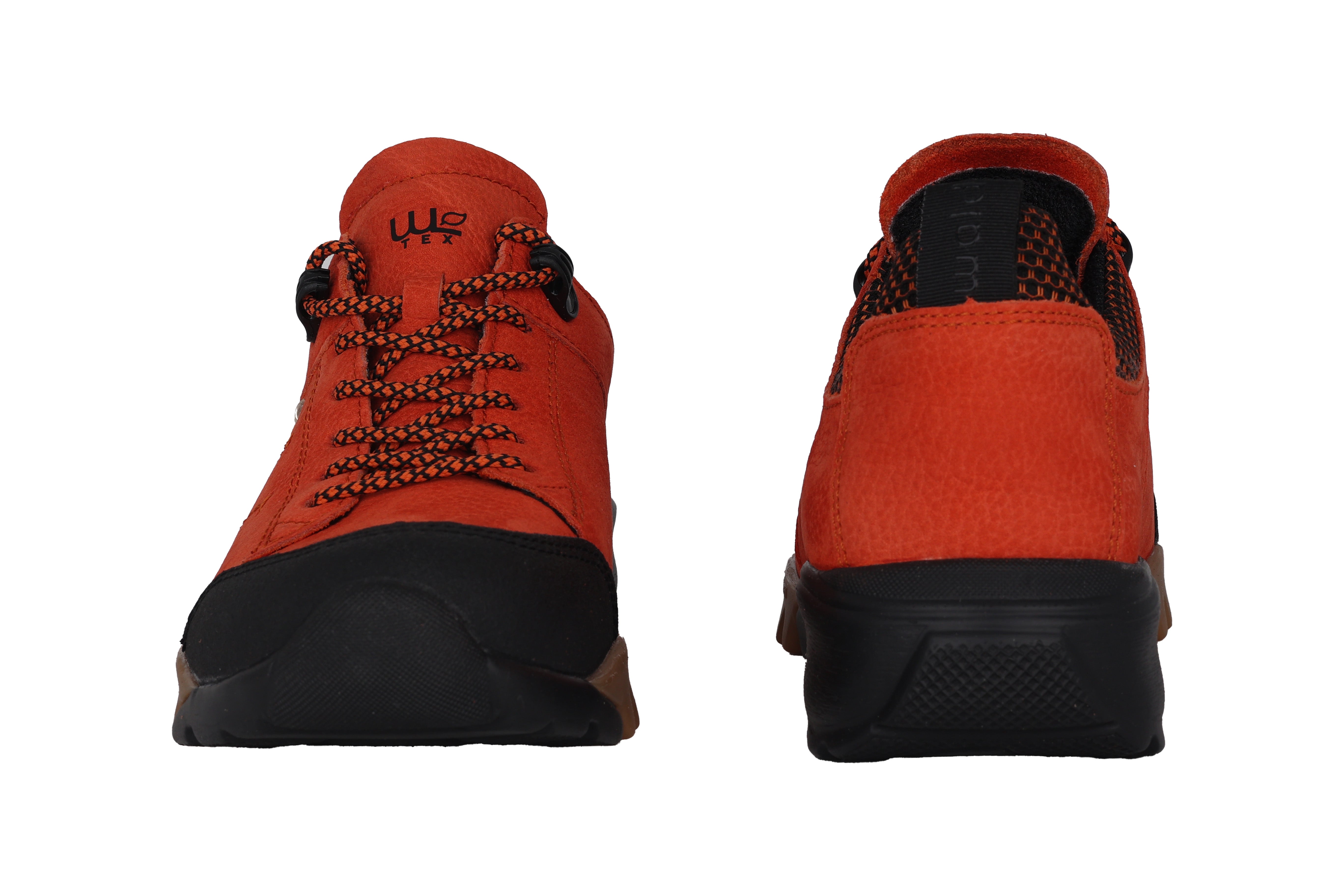 'H-Amiata' women's wide fit (H) waterproof outdoor shoes - Red