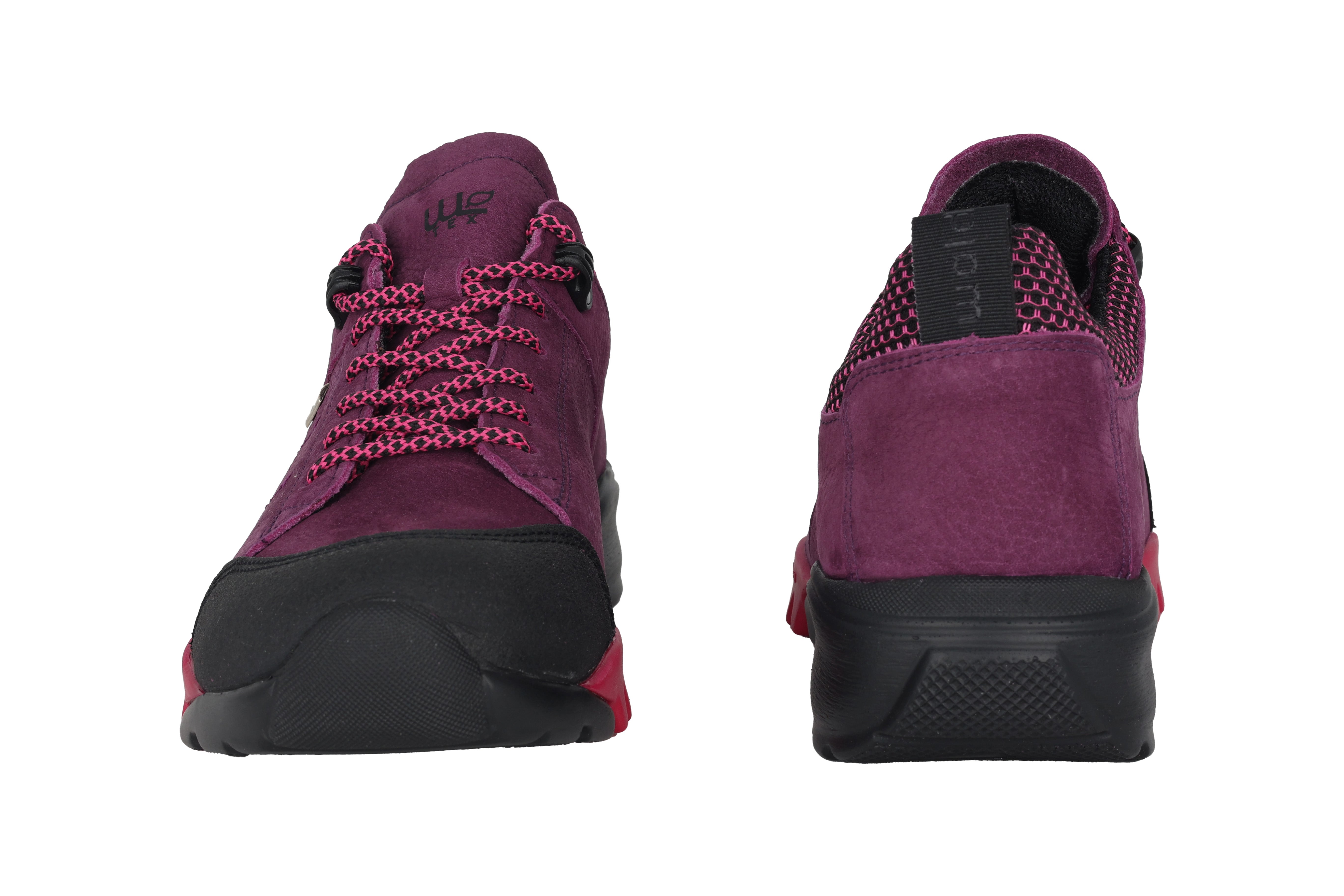 'H-Amiata' waterdichte dameswandelschoenen met brede pasvorm (H) - Paars