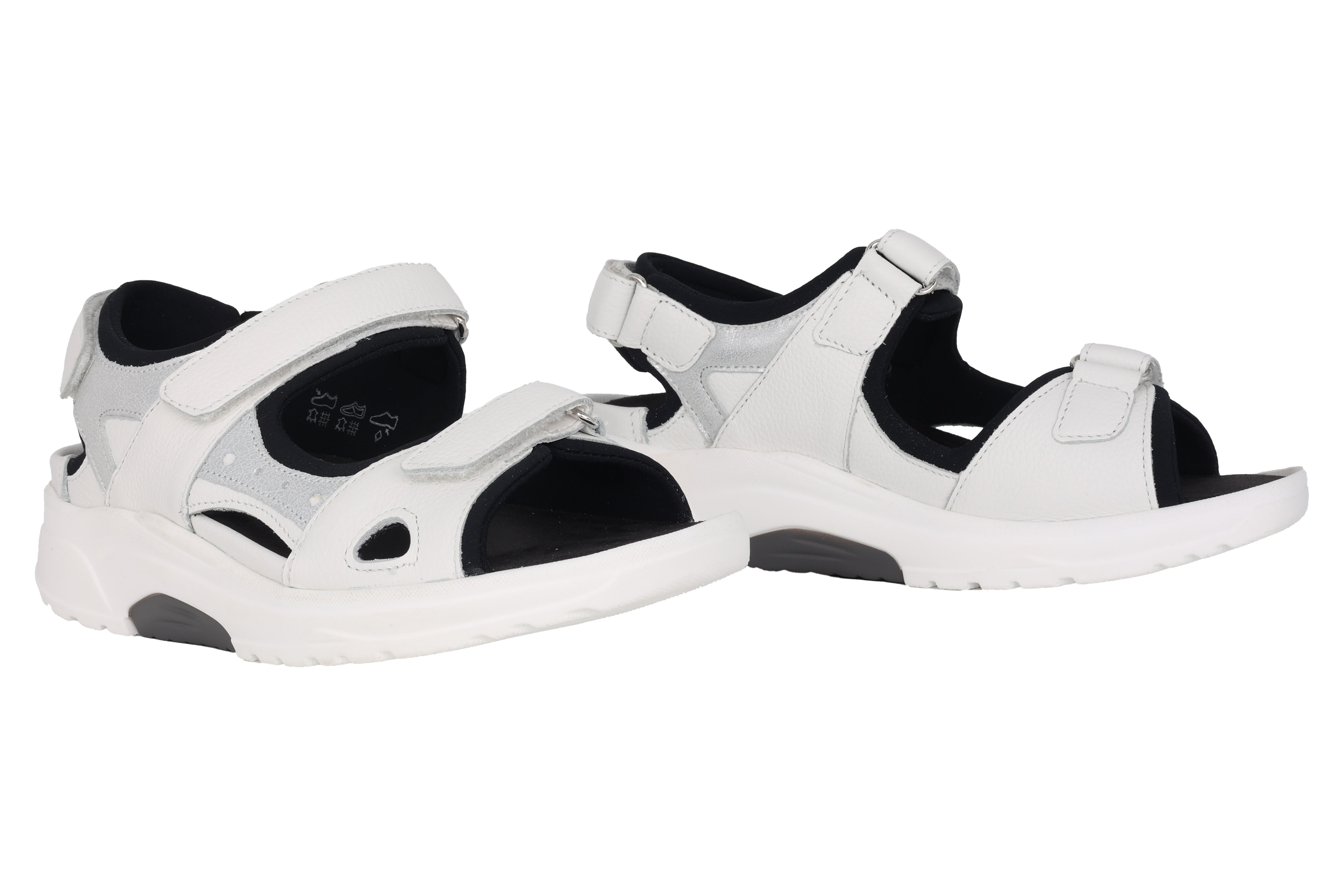 Sandalo dinamico da donna con vestibilità ampia (H) "H-Yvonne" - bianco