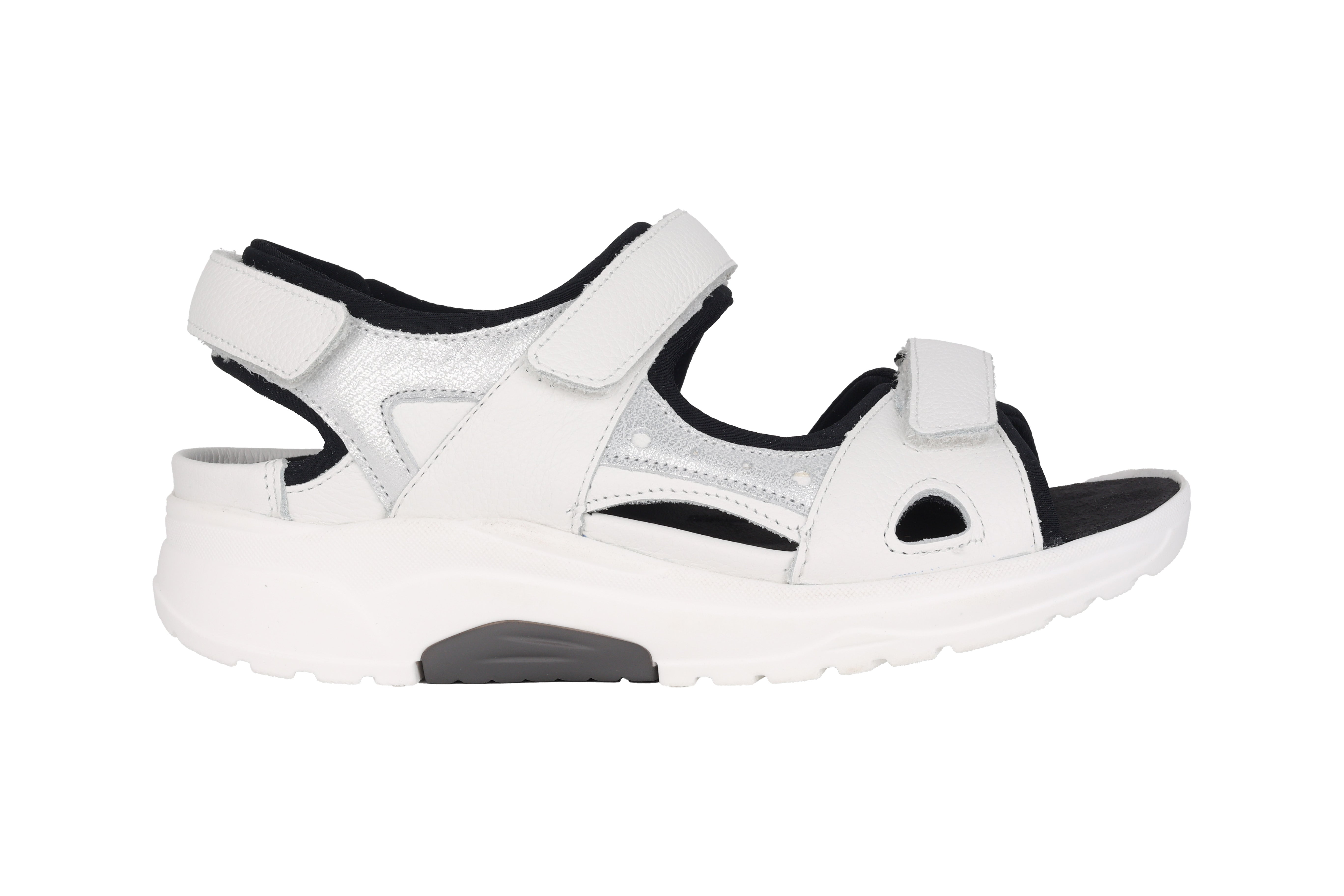 Sandalo dinamico da donna con vestibilità ampia (H) "H-Yvonne" - bianco