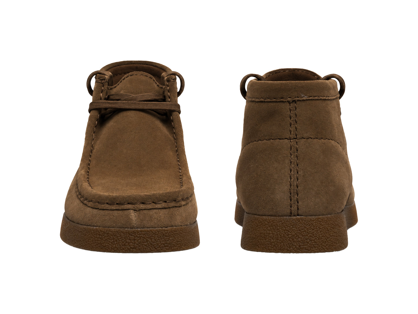 Botines de mujer Wallabee Evo BT - Ante marrón oscuro