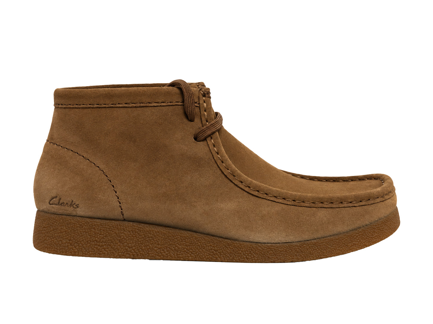 Botines de mujer Wallabee Evo BT - Ante marrón oscuro