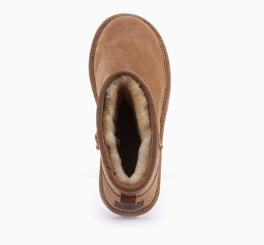 Bota de lana auténtica con forro cálido para hombre 'Wallaby' - Marrón - ChaplinshoesBota de lana auténtica con forro cálido para hombre 'Wallaby' - MarrónWarmbat