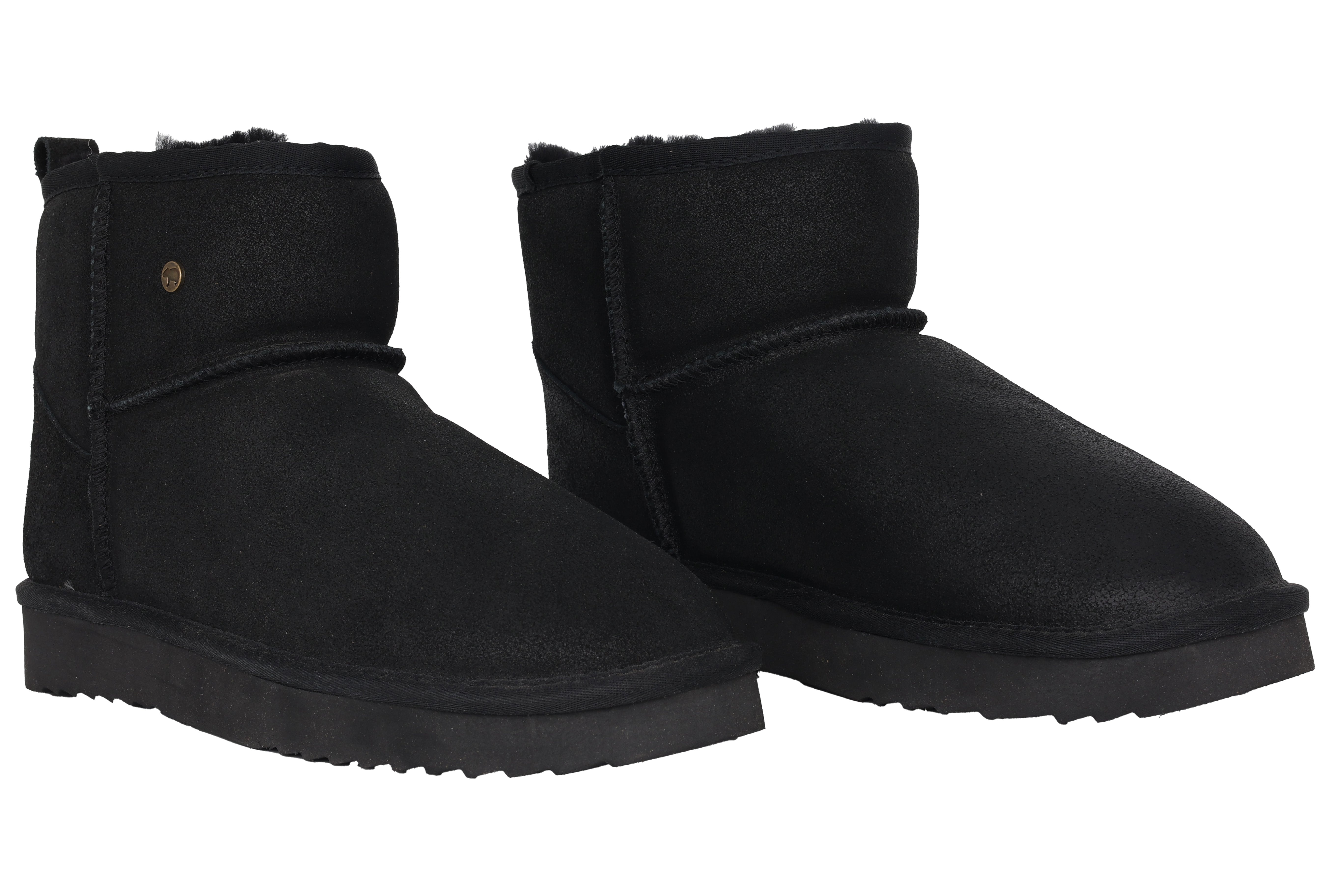 Bota con forro cálido para hombre 'Wallaby' - Negro