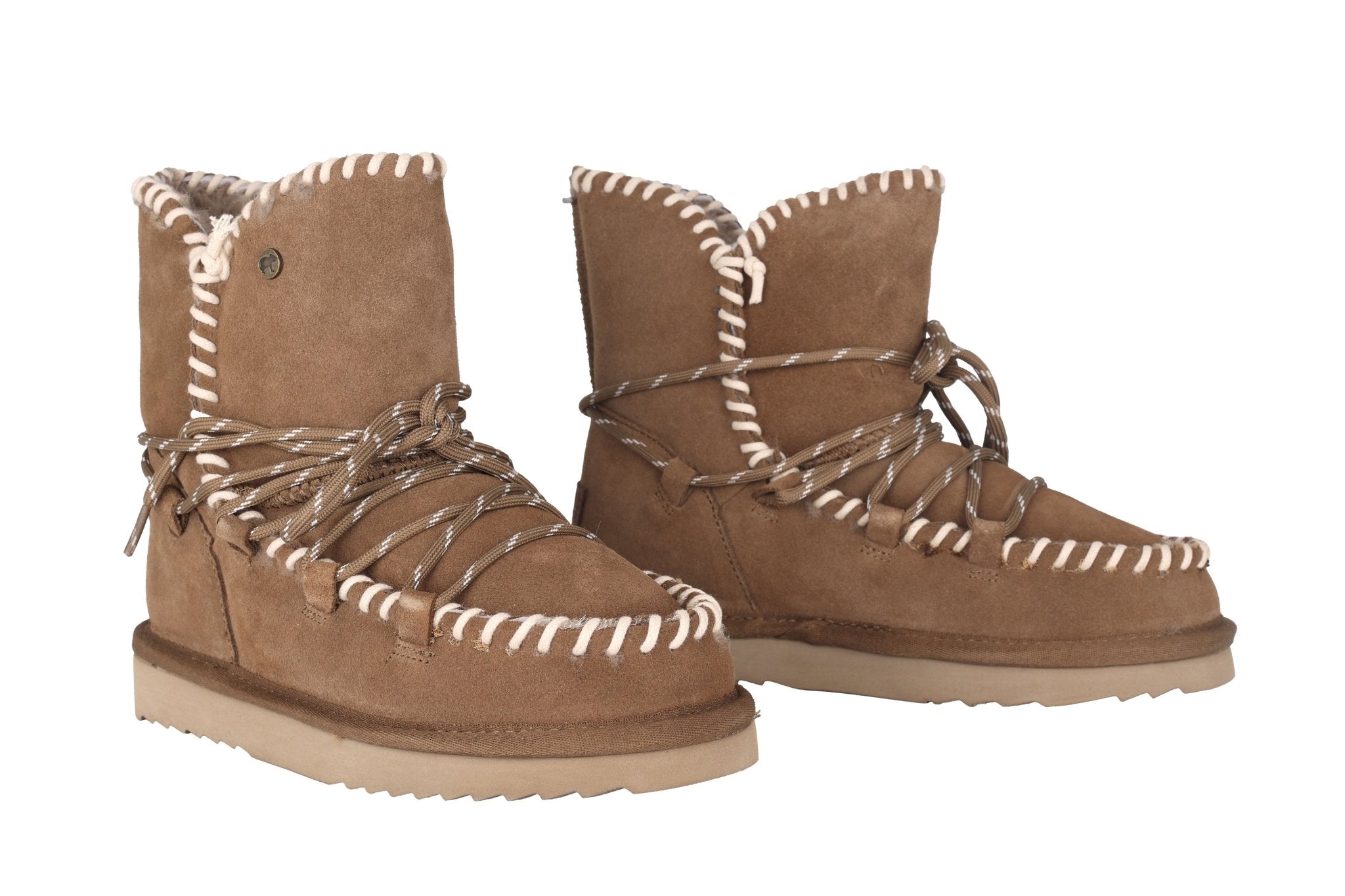 Botas con forro cálido para mujer 'Waturra' - Marrón - ChaplinshoesBotas de mujer con forro cálido 'Waturra' - MarrónWarmbat