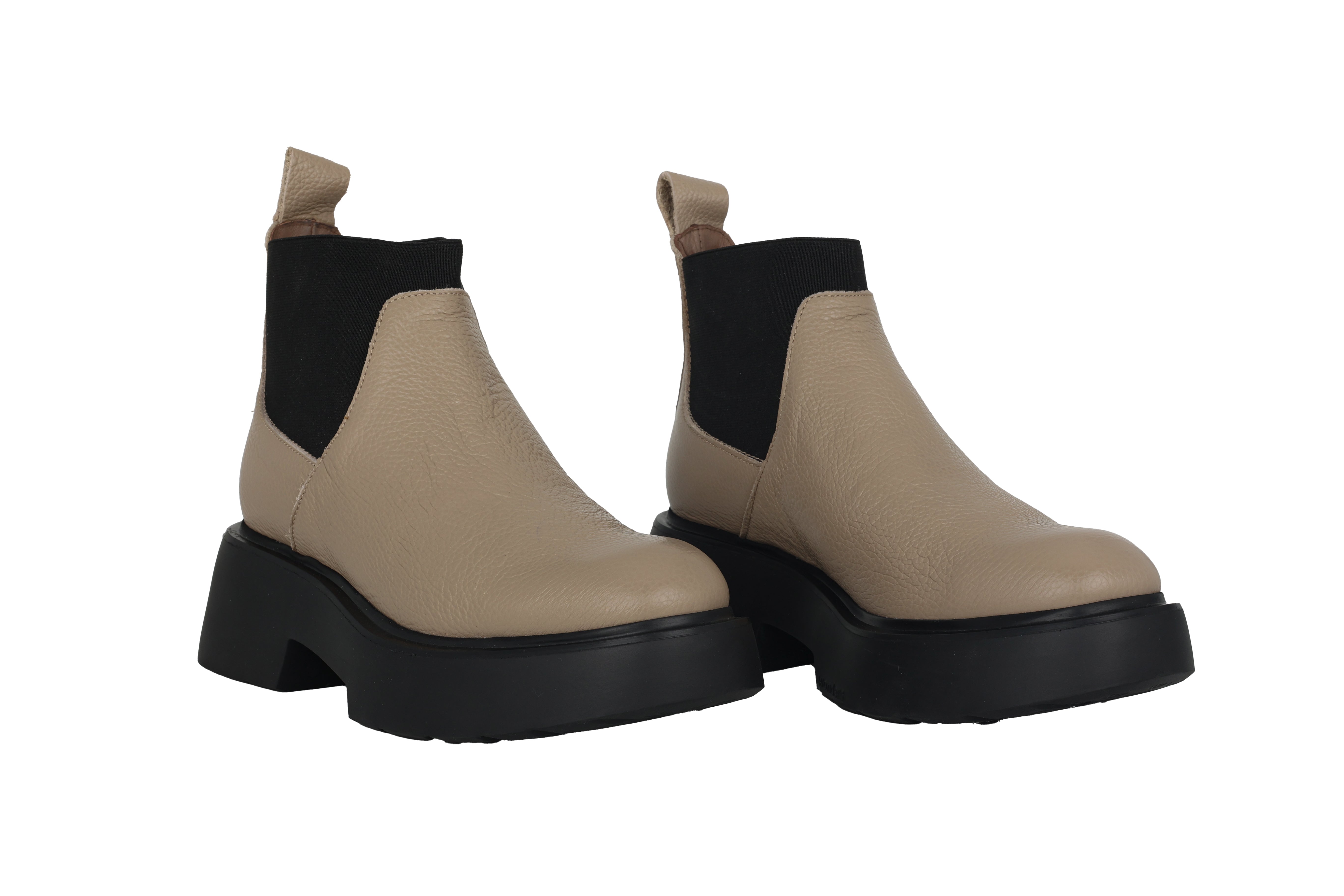 Dames enkellaars 'C-6712' - Taupe