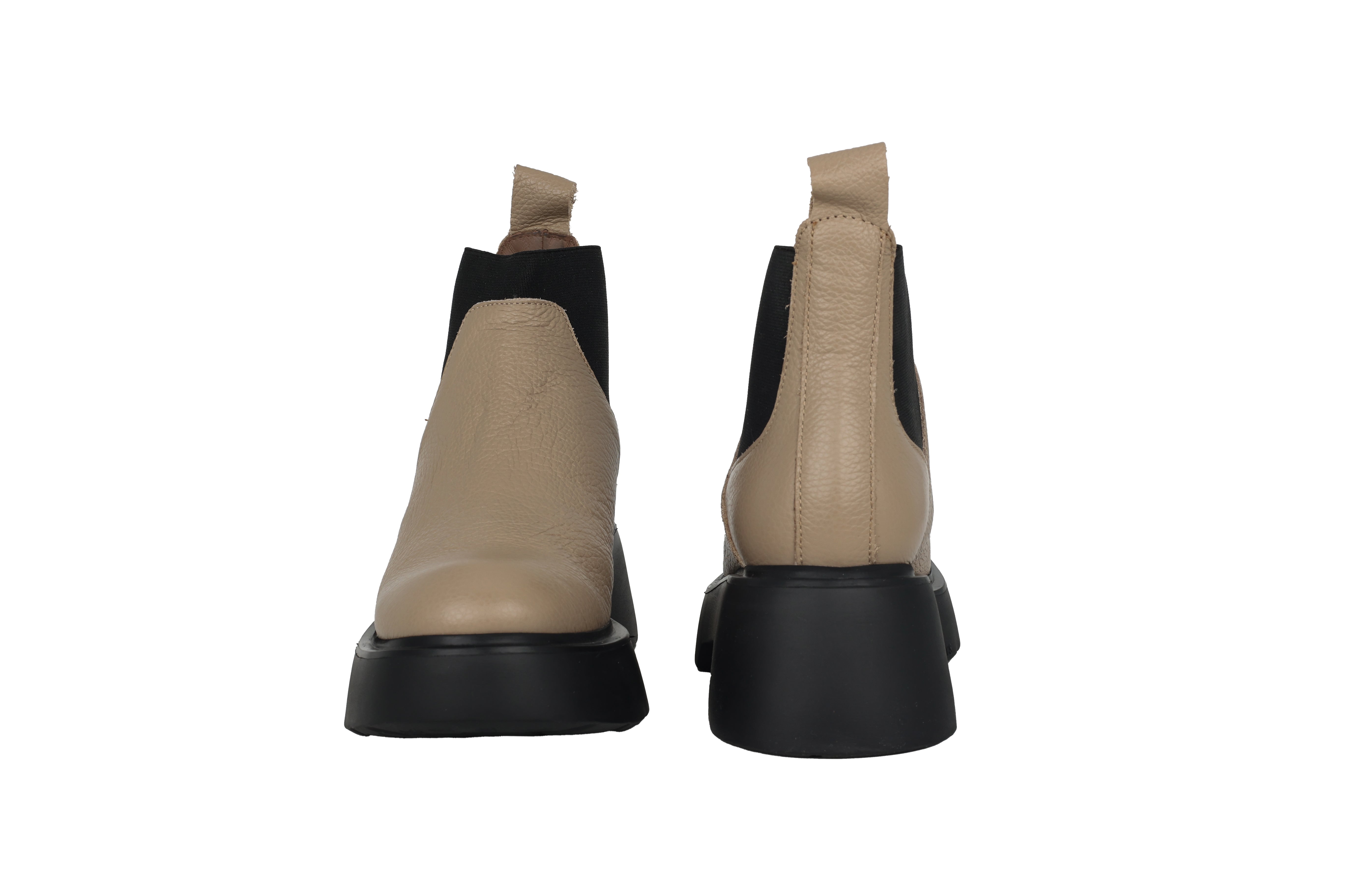 Dames enkellaars 'C-6712' - Taupe