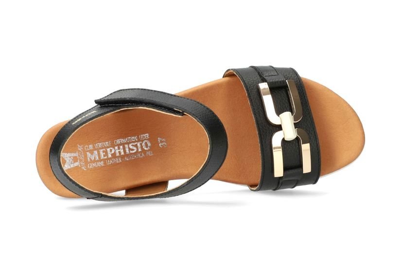 'Yulia' women's wedge sandal - Black - Chaplinshoes'Yulia' women's wedge sandal - BlackMephisto