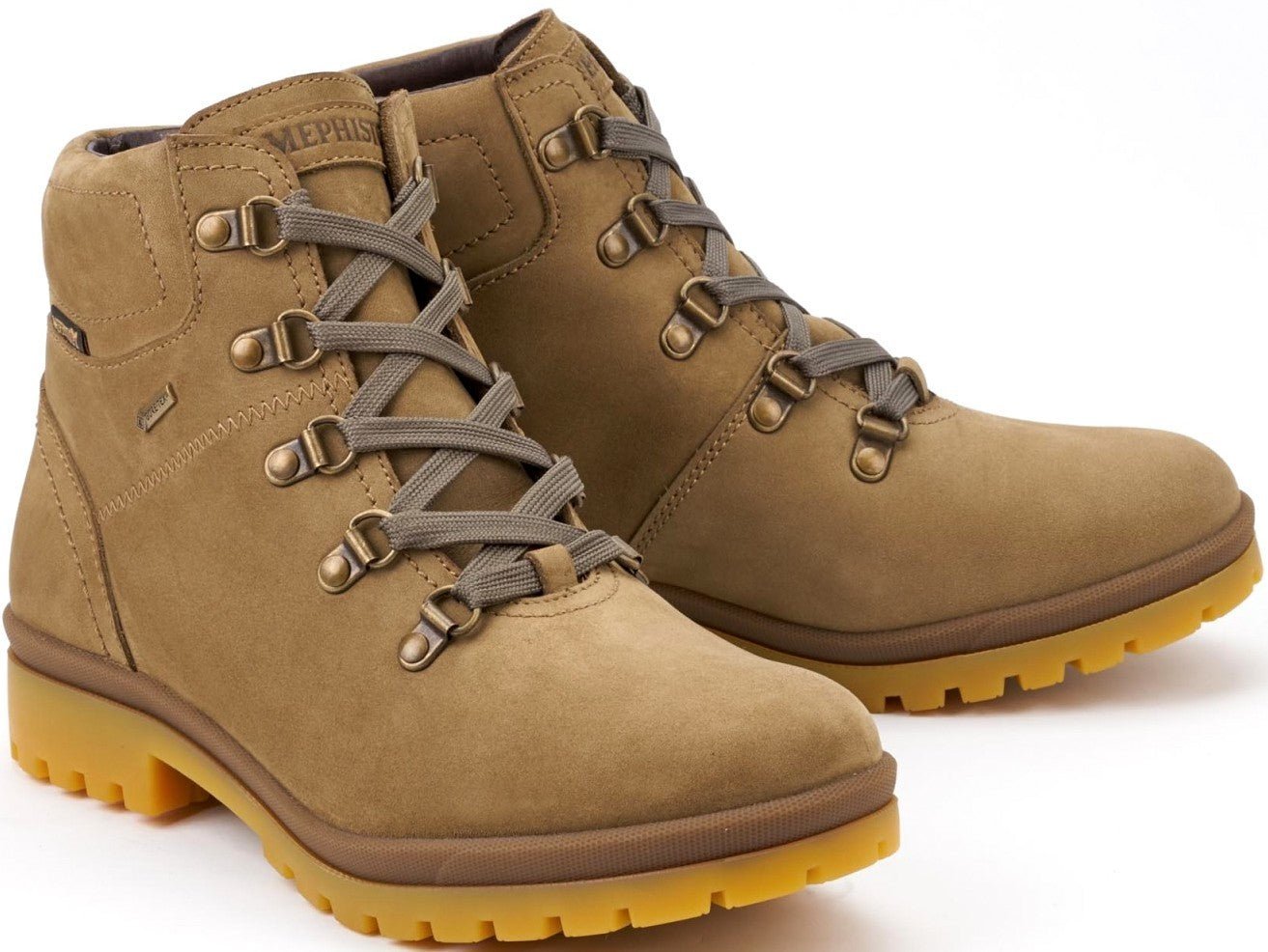 Bota impermeable con forro cálido para mujer 'ZIA GT MAYA' - Marrón camello - ChaplinshoesBota impermeable con forro cálido para mujer 'ZIA GT MAYA' - Marrón camelMephisto